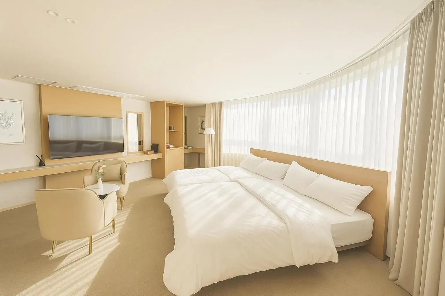 Bed in Benikea Hotel Bizinn Bed in Benikea Hotel Bizinn