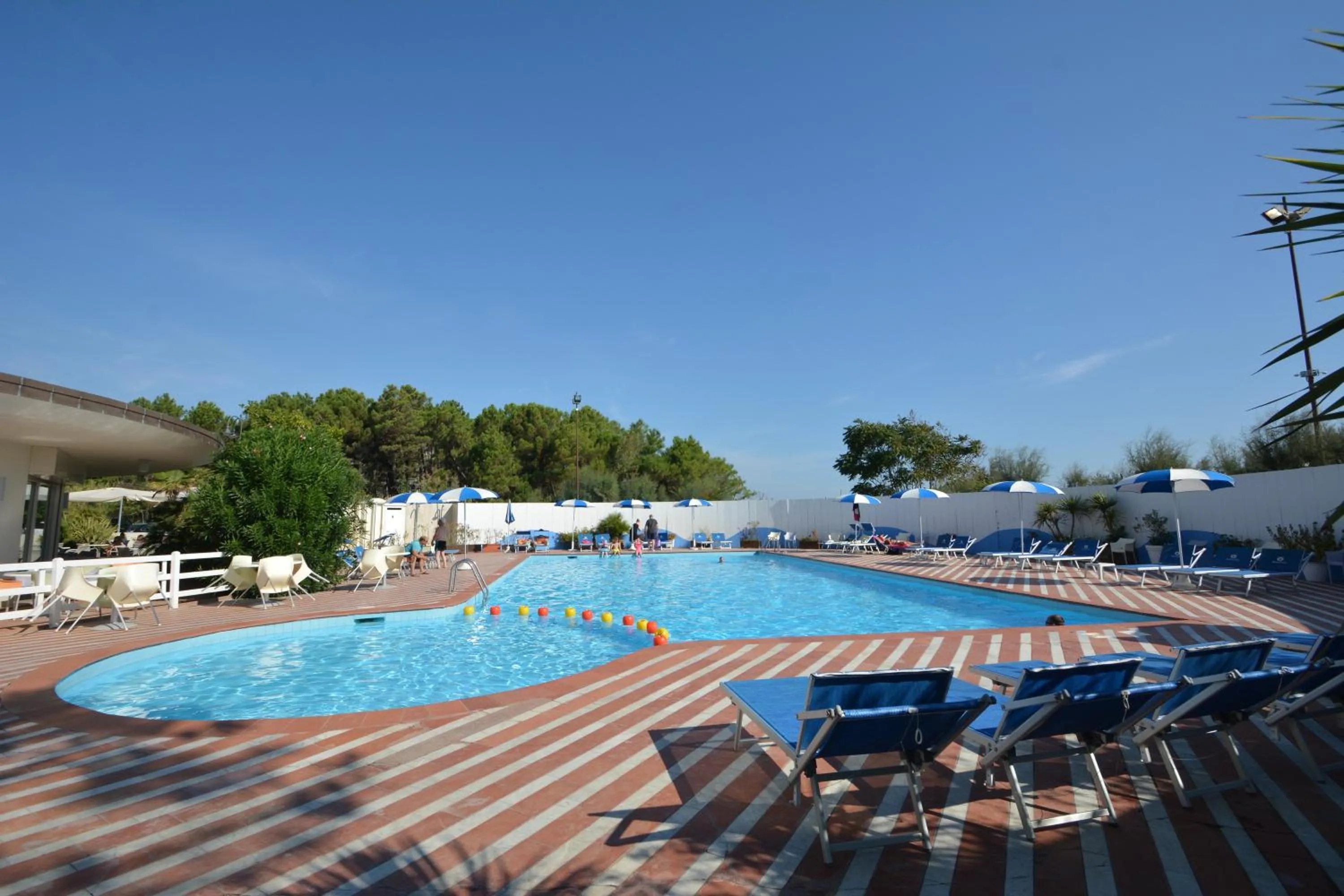 Pool view in Hotel Bellevue Beach - sul mare