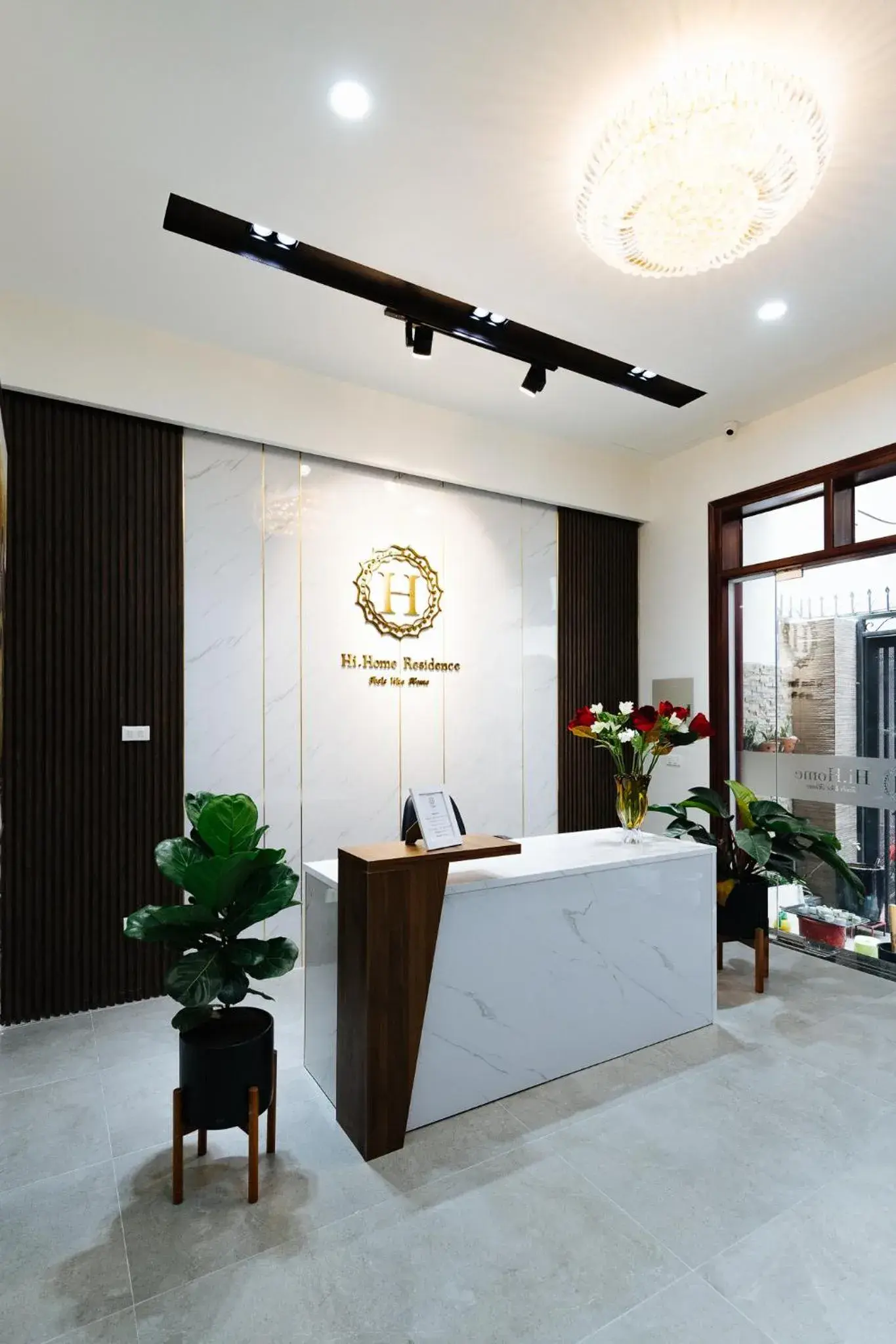 Lobby or reception in Hi Home Residences Ba Dinh Lobby or reception in Hi Home Residences Ba Dinh