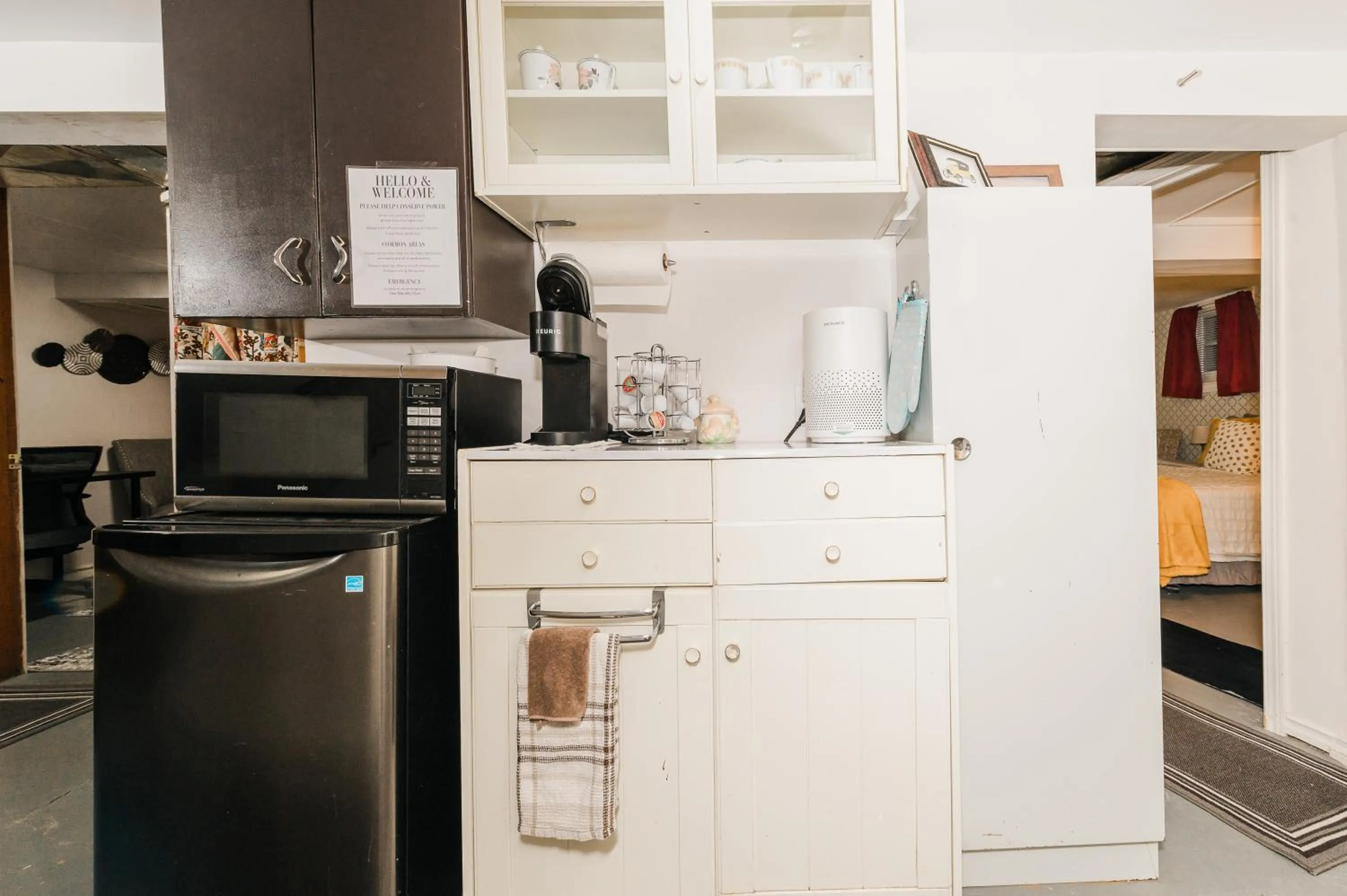 Kitchen or kitchenette in Quaint & Cozy Accommodation