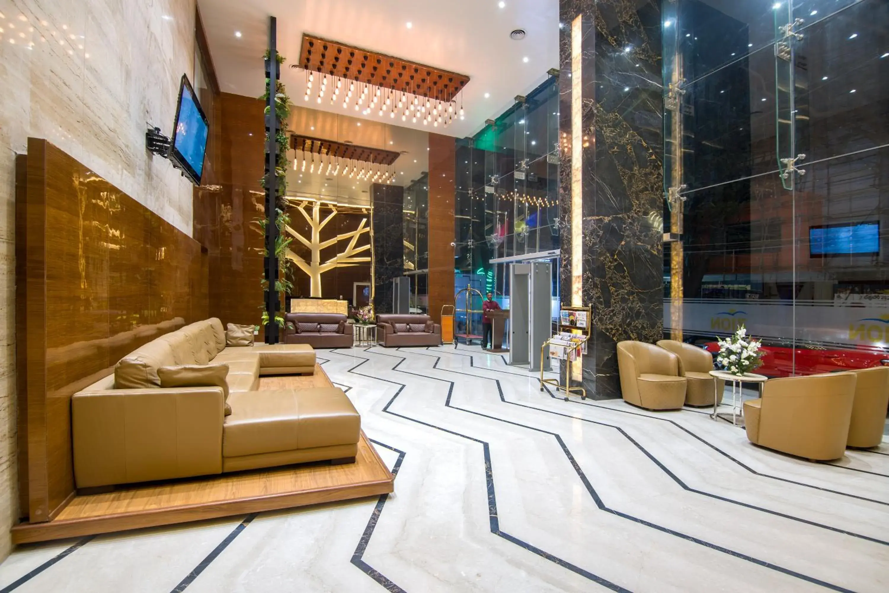 Lobby or reception in Zion - A Luxurious Hotel Lobby or reception in Zion - A Luxurious Hotel