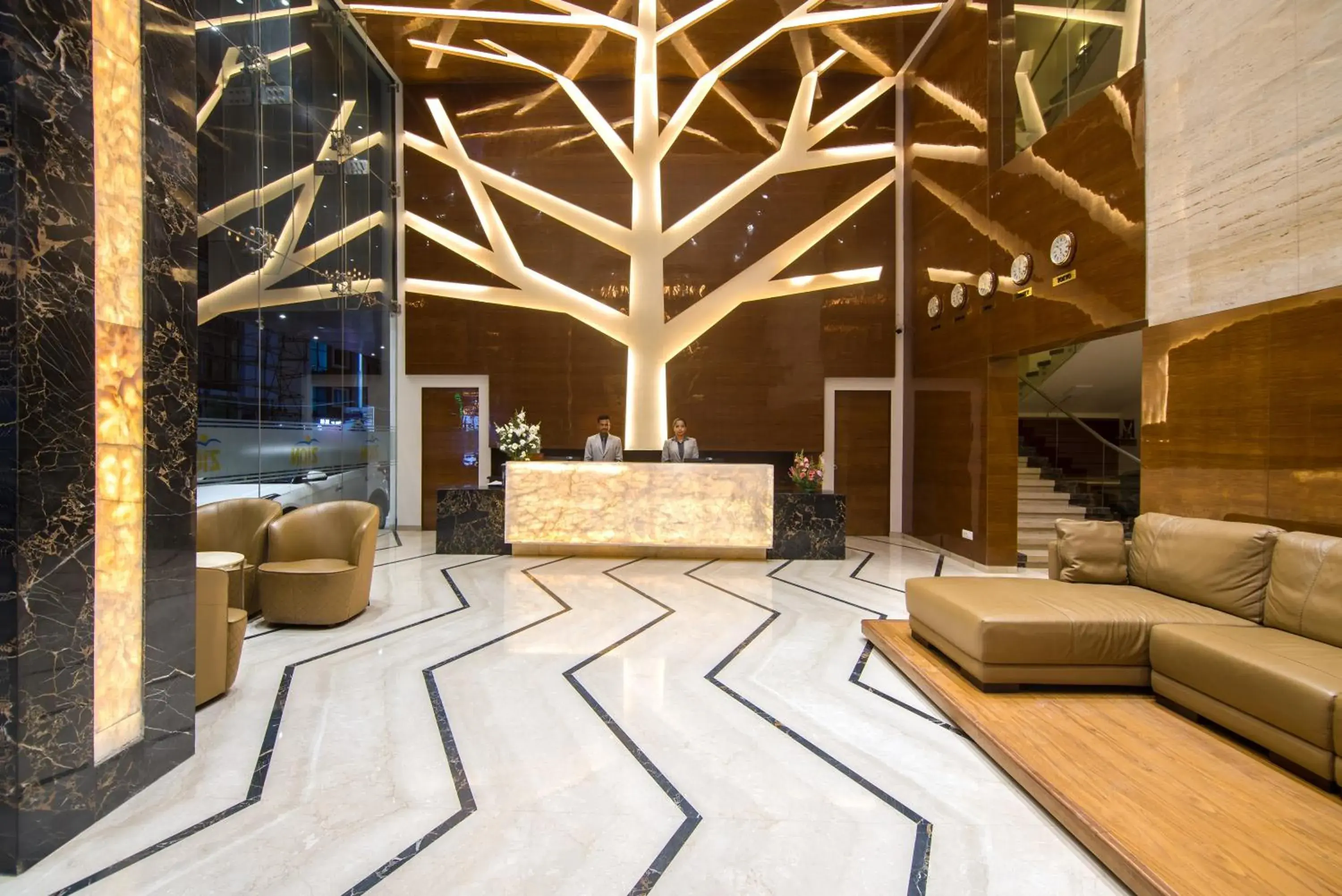 Lobby or reception in Zion - A Luxurious Hotel Lobby or reception in Zion - A Luxurious Hotel