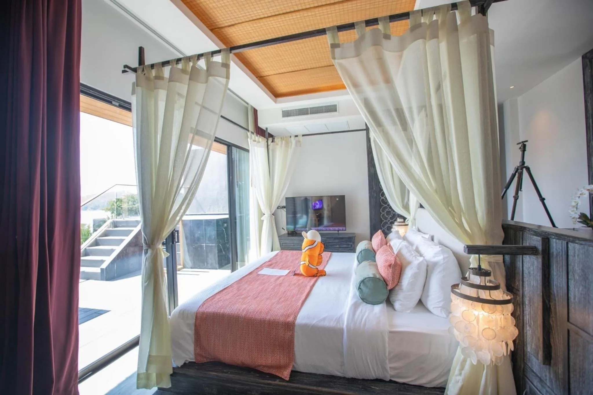 Bed in Ananya Lipe Resort