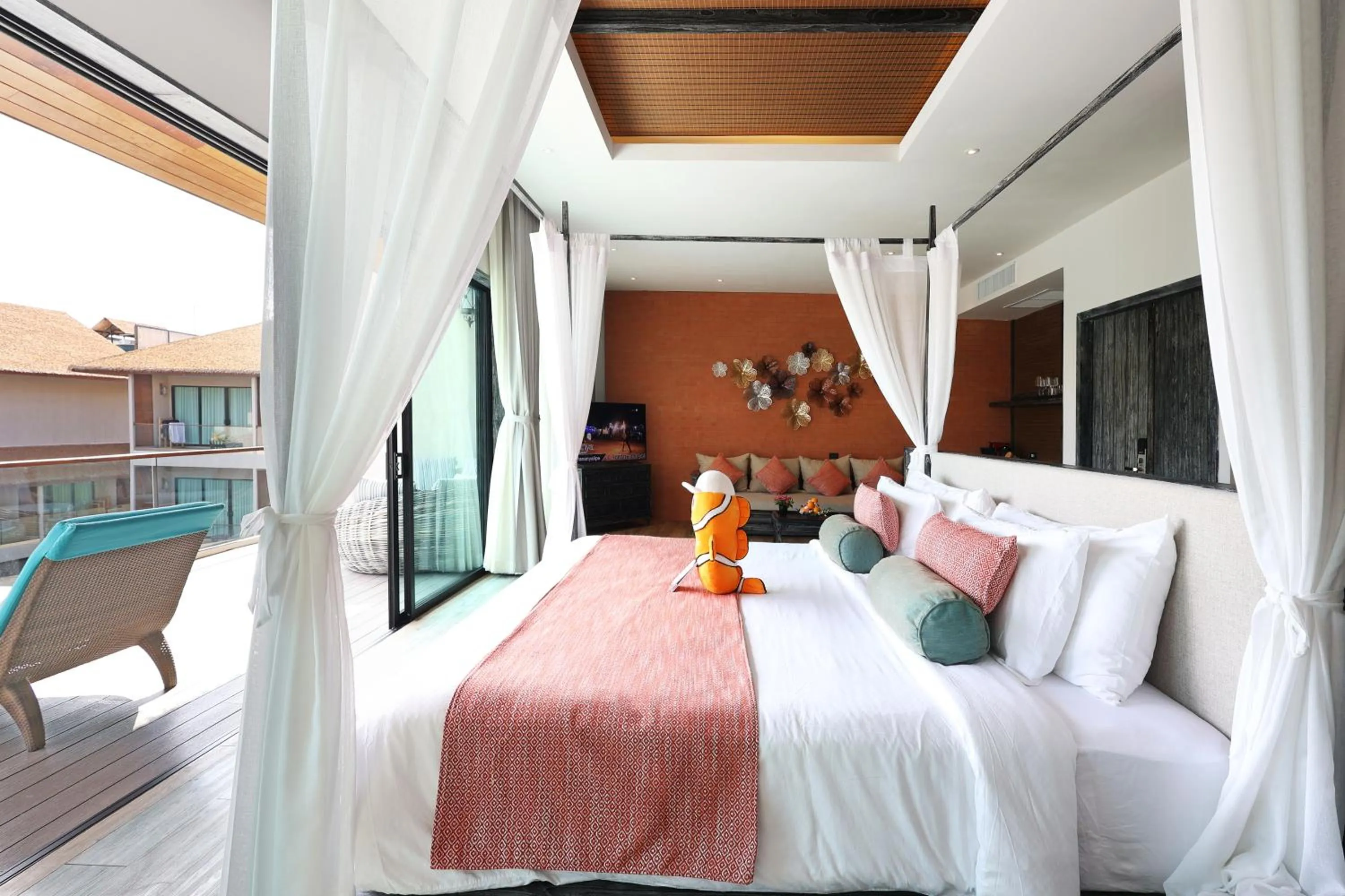 Bed in Ananya Lipe Resort