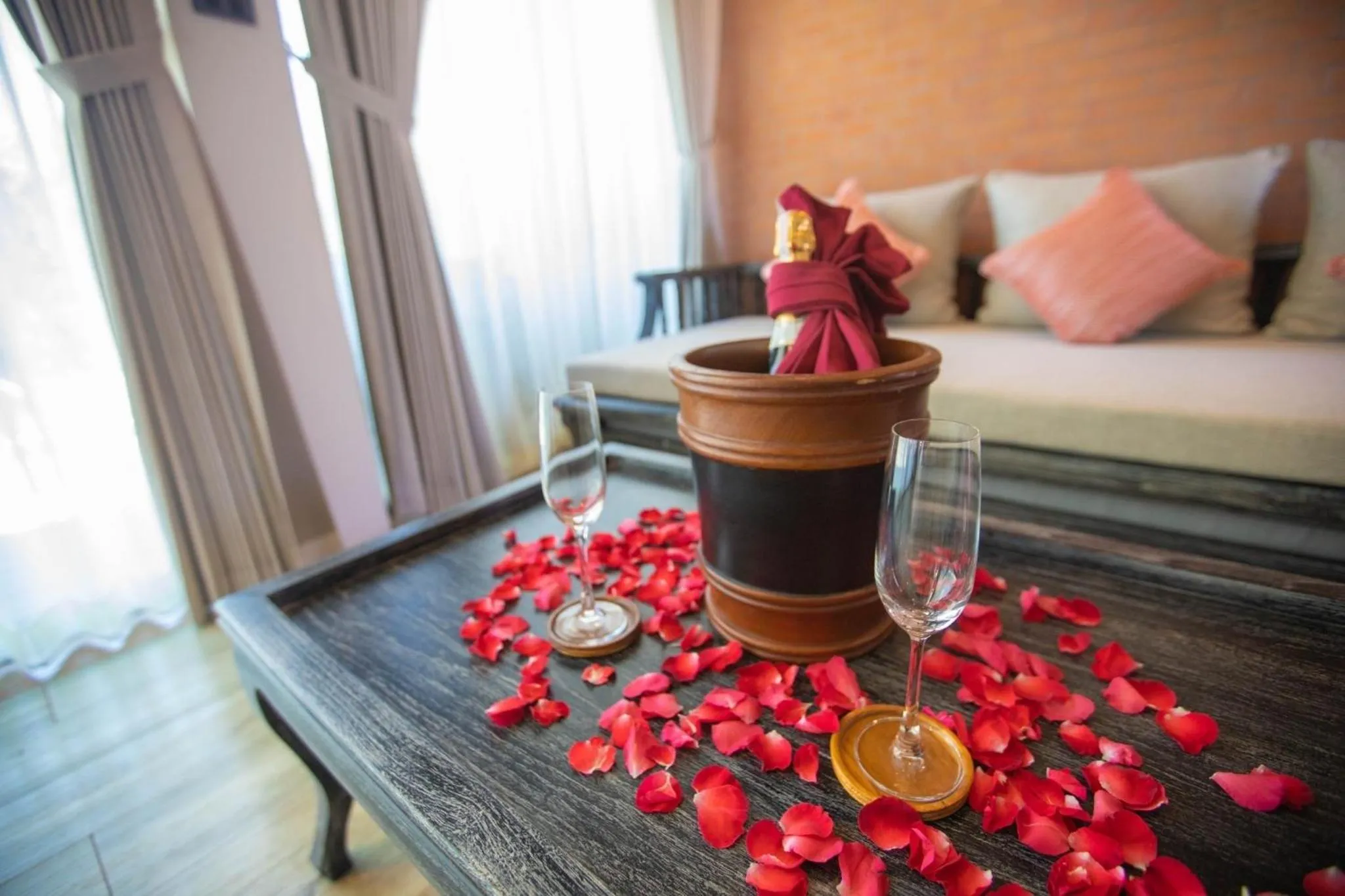 Bed in Ananya Lipe Resort