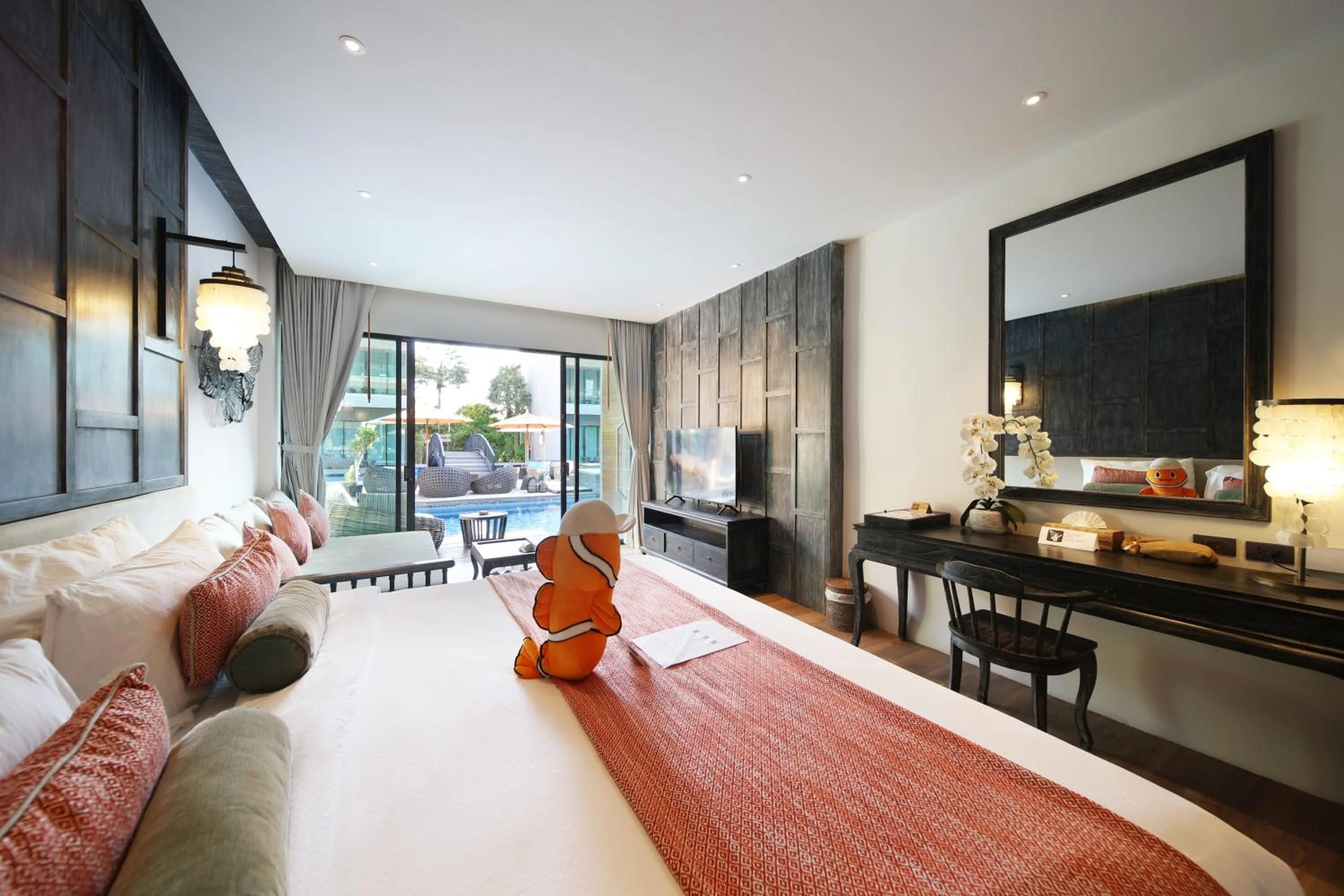 Bed in Ananya Lipe Resort