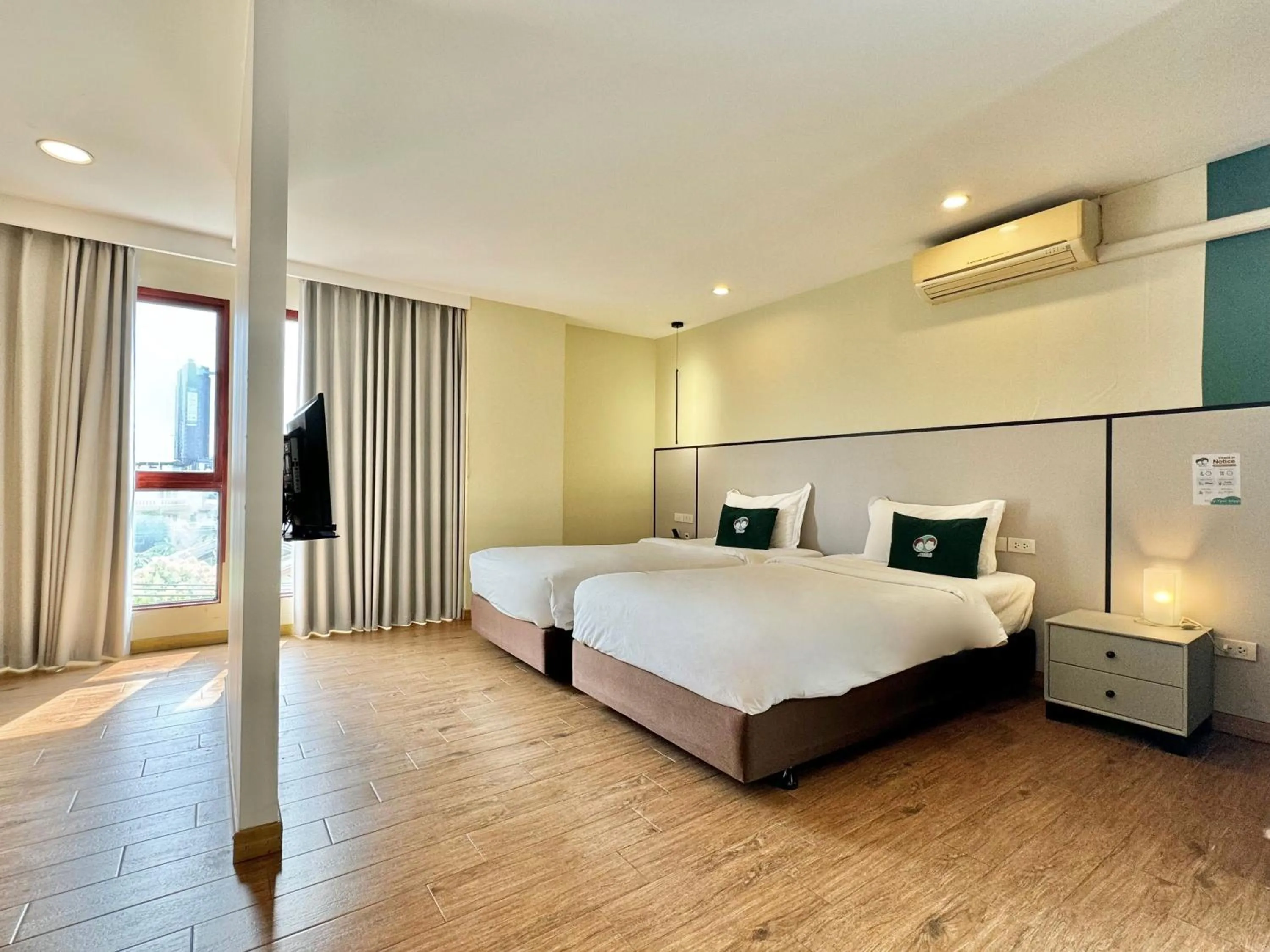 Deluxe Double or Twin Room with Balcony in Pentafield City Residence