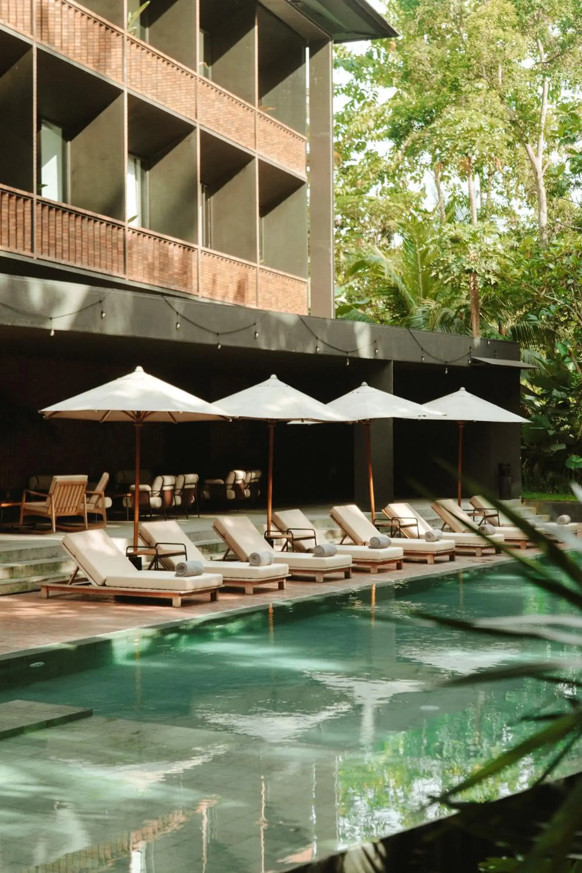 Pool view in Titik Dua Pool view in Titik Dua