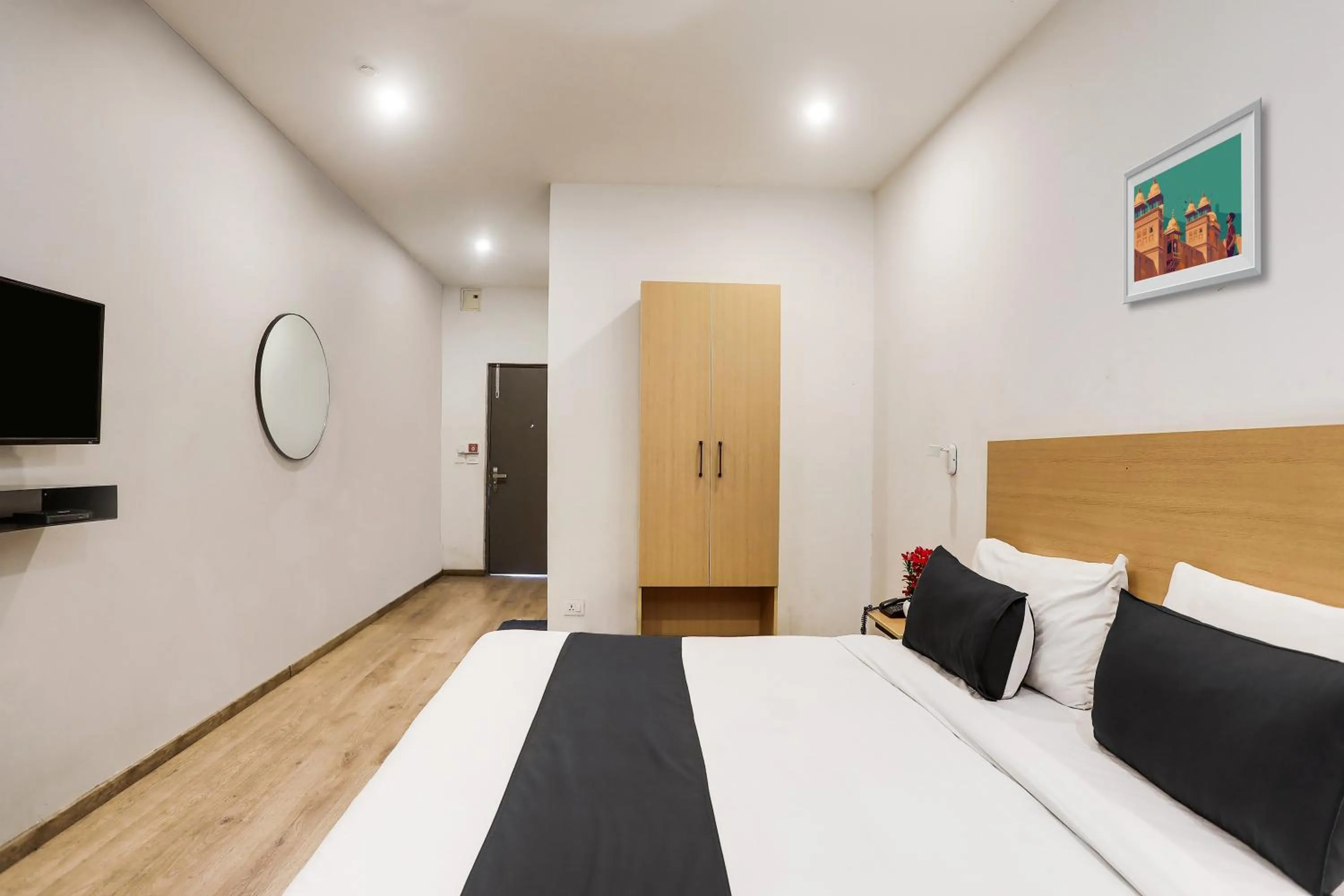 Bedroom, Bed in Townhouse Rajdhani Residency
