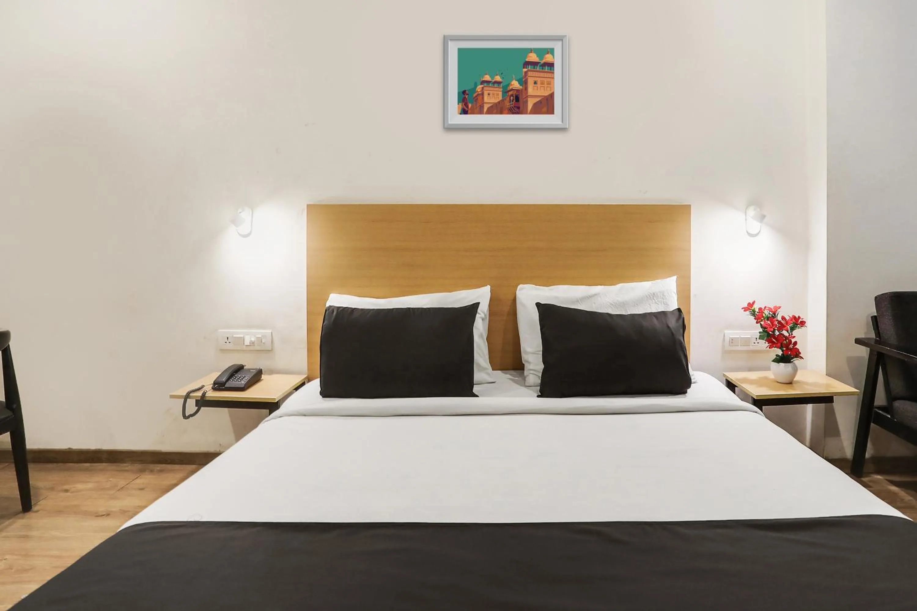 Bedroom, Bed in Townhouse Rajdhani Residency