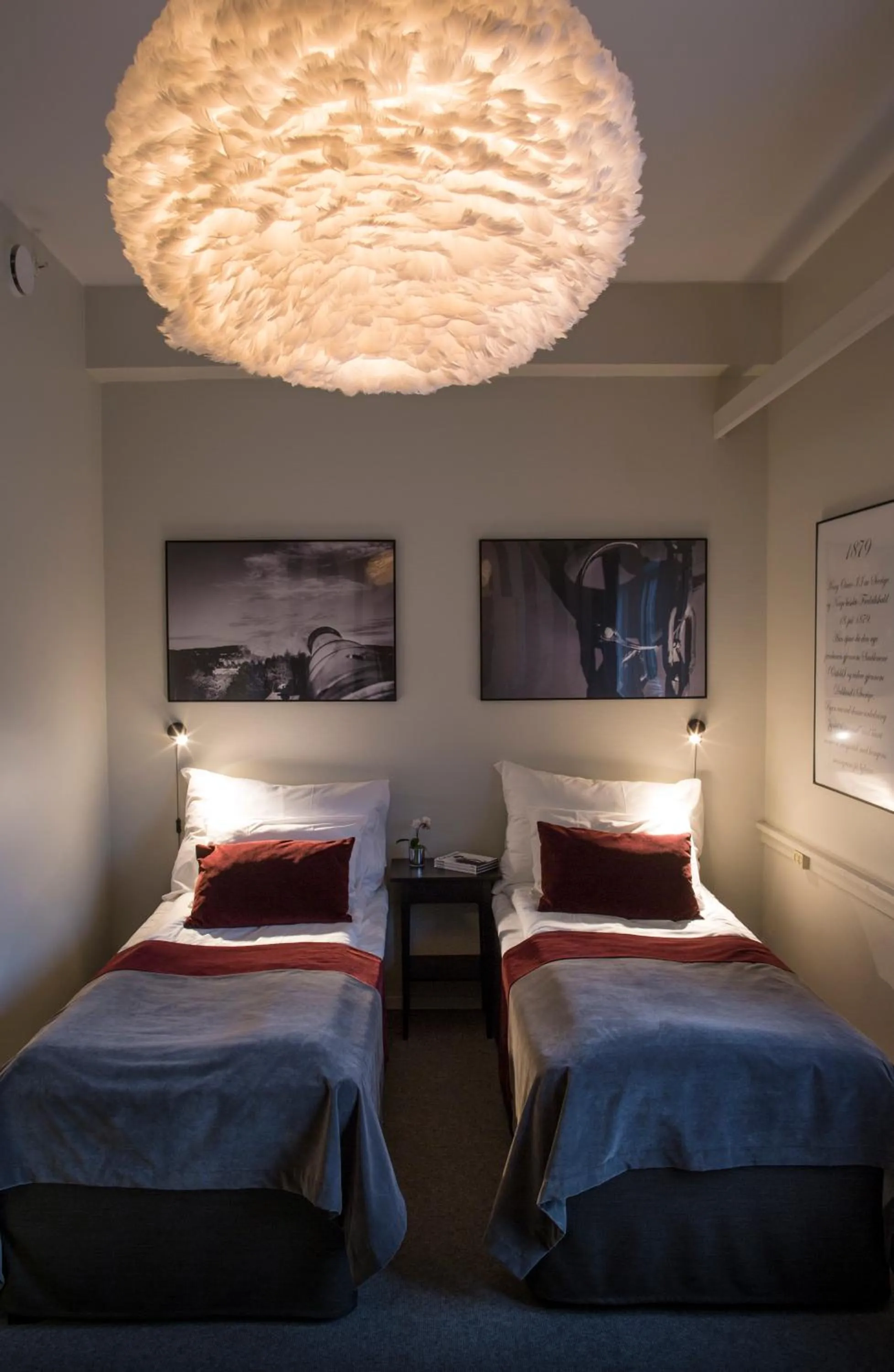 Bed in Fredriksten Hotell