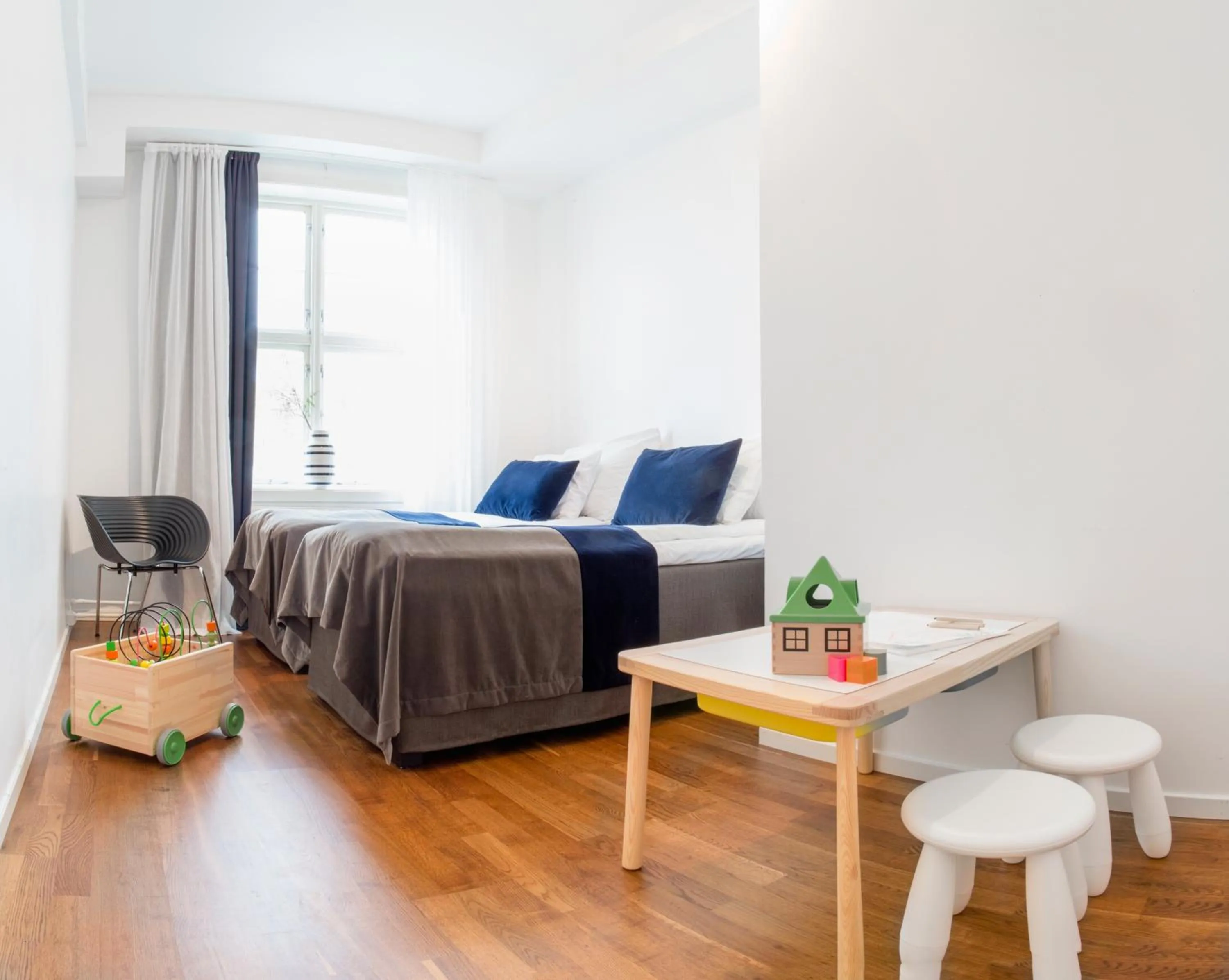 Bed in Fredriksten Hotell