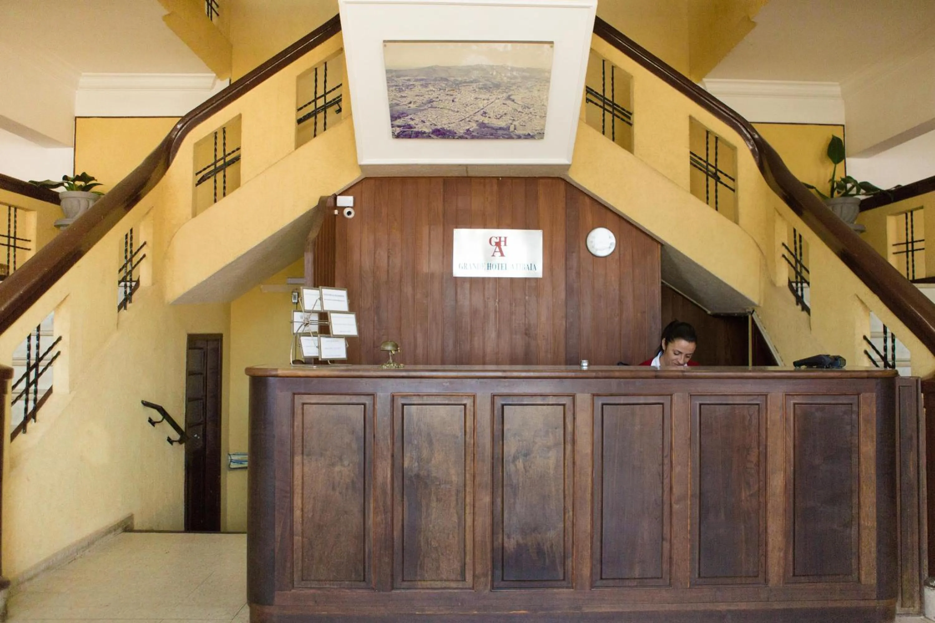 Lobby or reception in Grande Hotel Atibaia