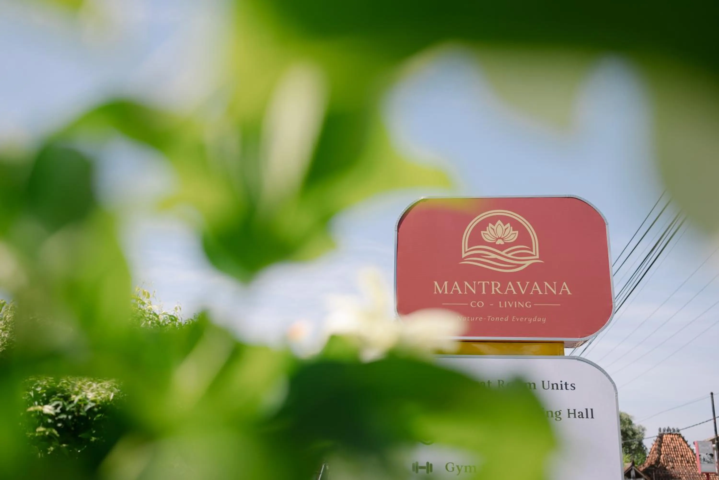Facade/entrance in Mantravana Co-Living
