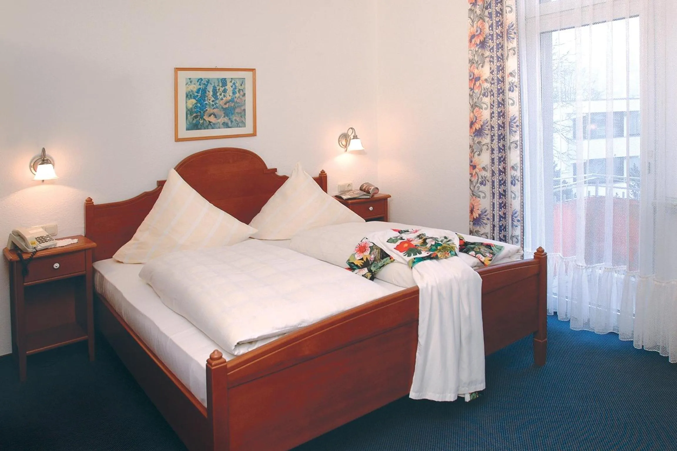 Bed in Hotel Sonneneck