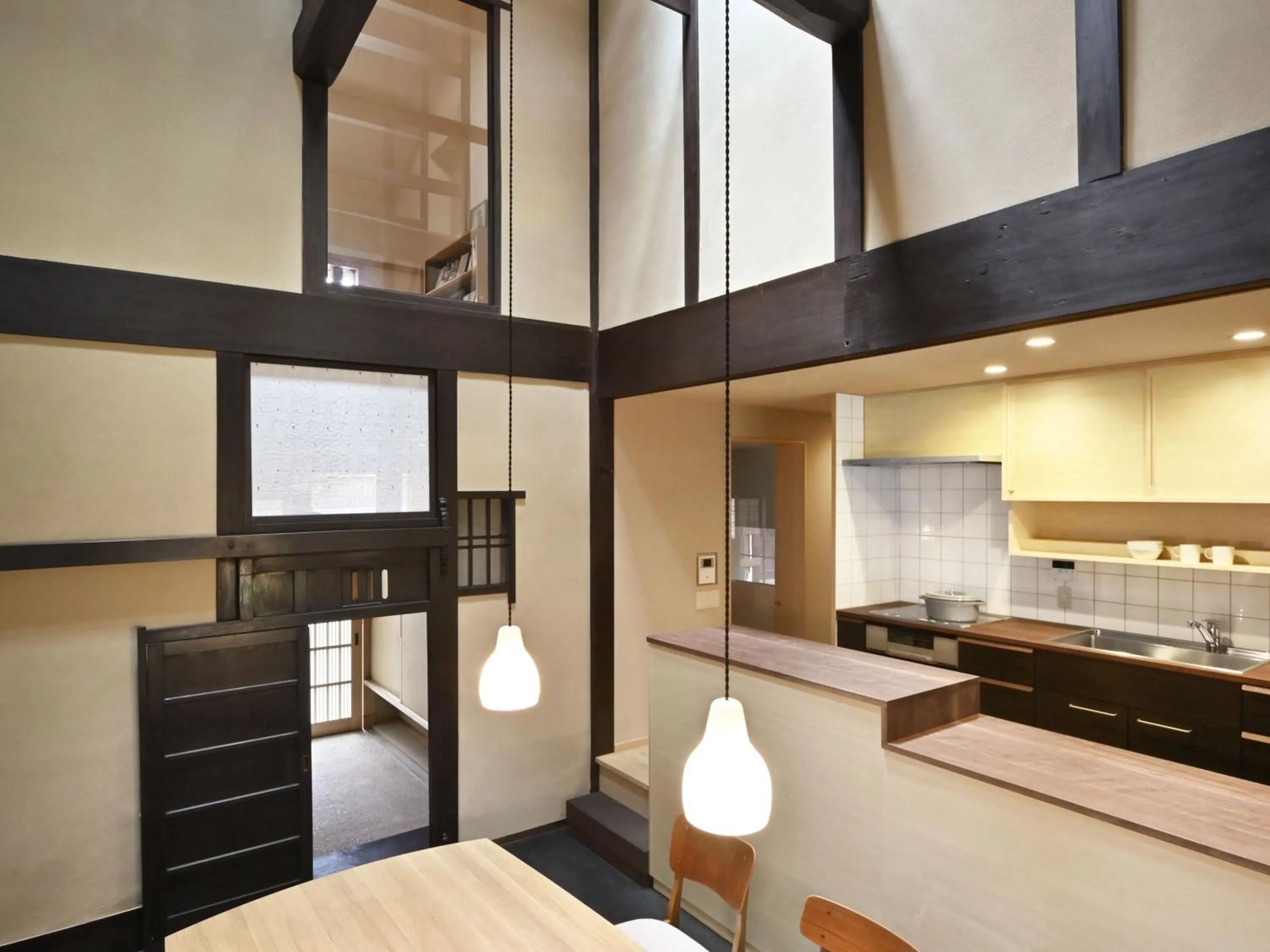 Living room in Kyo no Ondokoro NISHIJIN VILLA #5