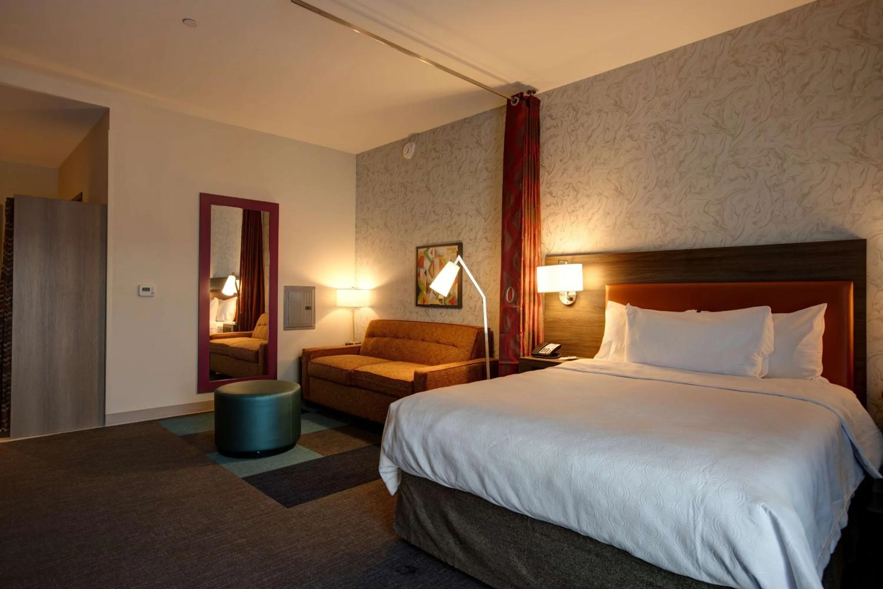 Bed in Home2 Suites By Hilton Charlotte Uptown