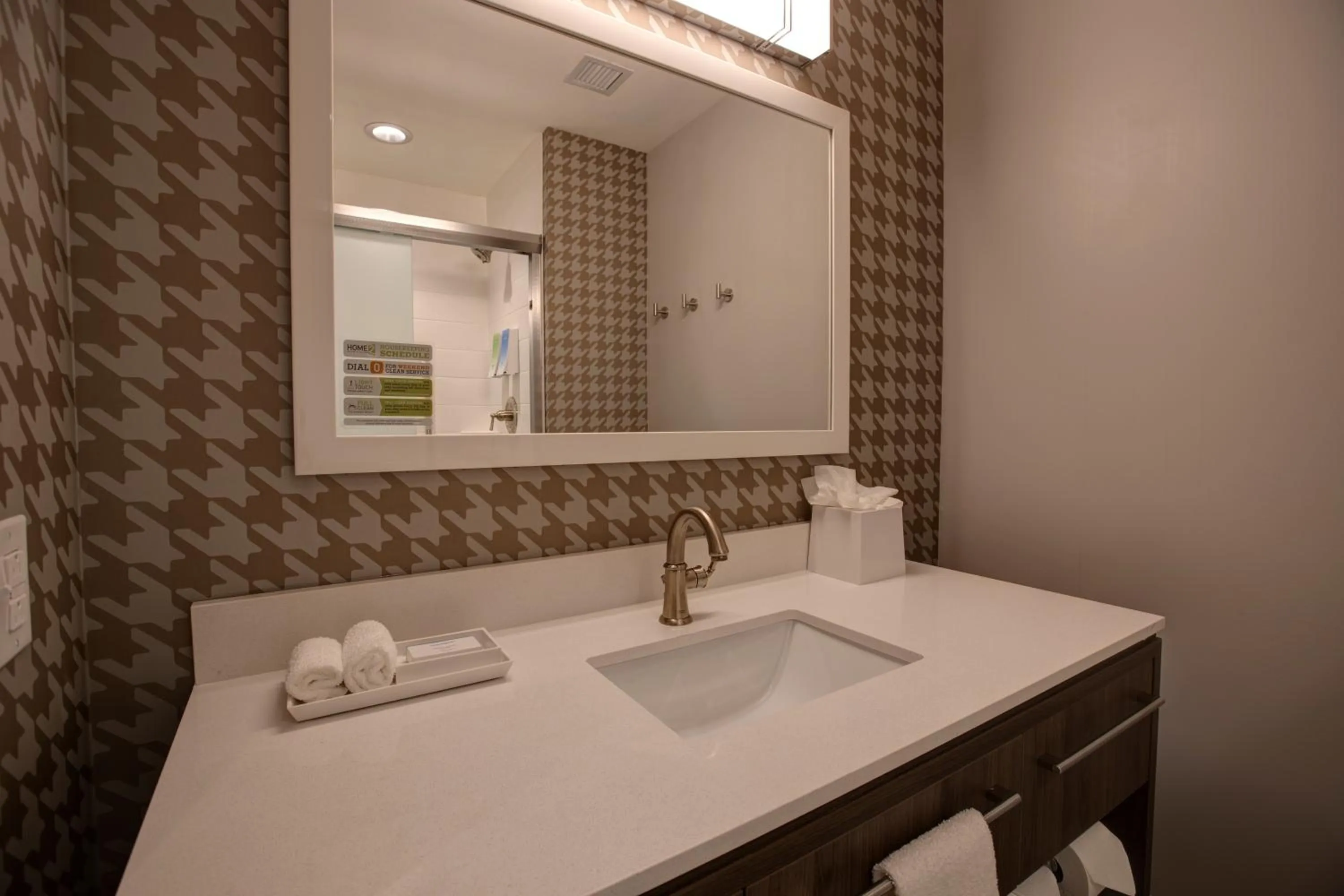 Bathroom in Home2 Suites By Hilton Charlotte Uptown