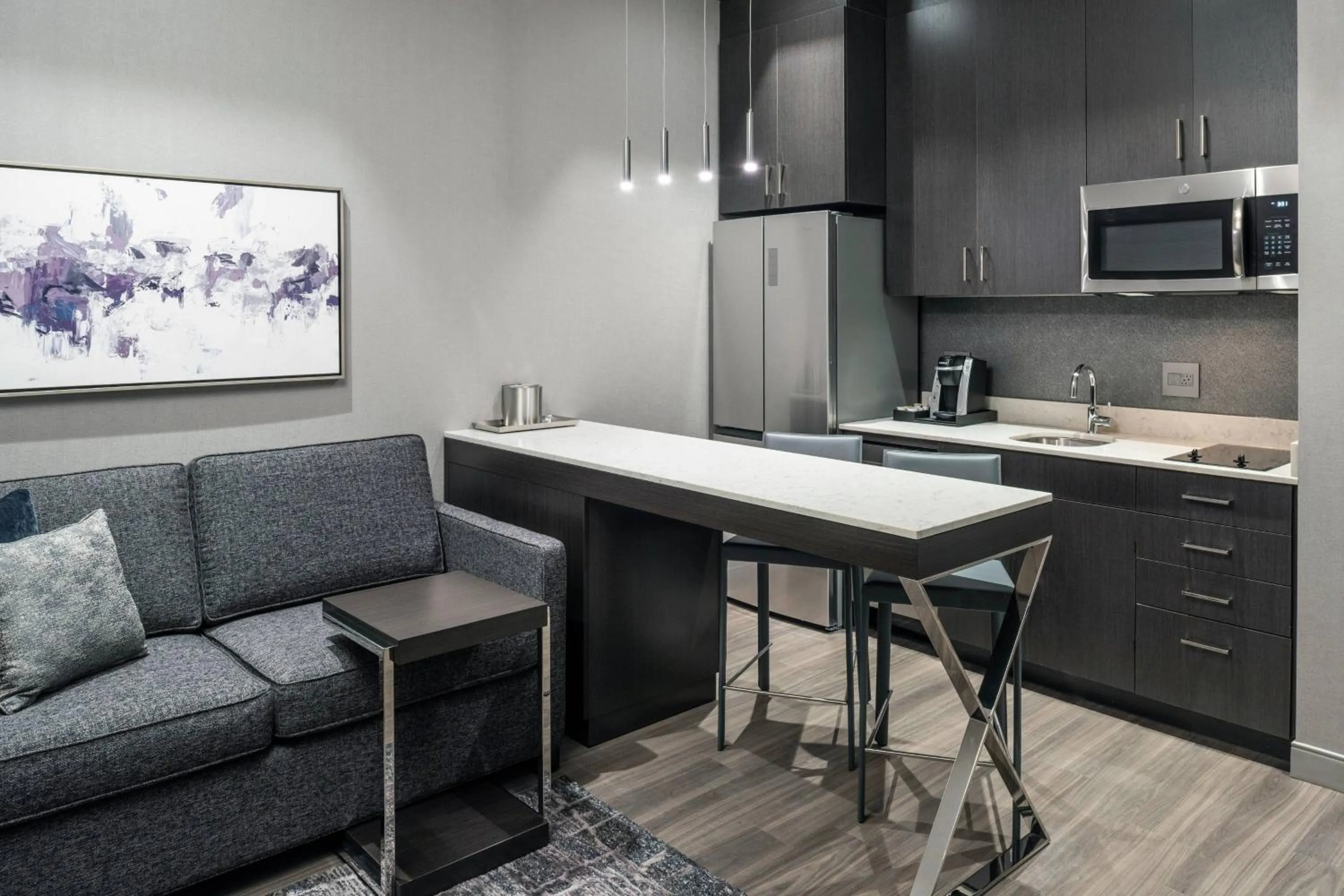 Kitchen or kitchenette in Residence Inn by Marriott Boston Natick