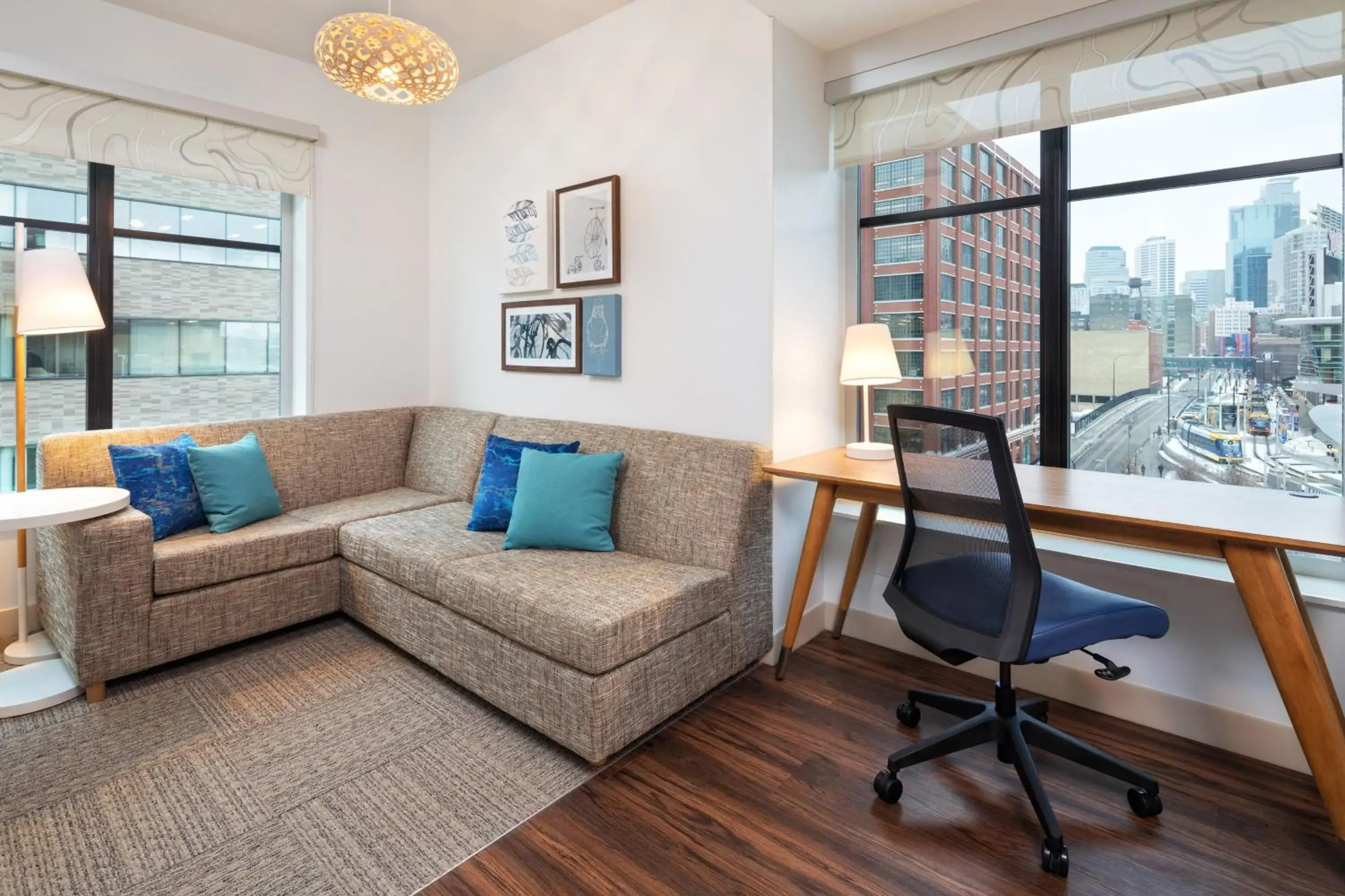 One-Bedroom King Suite with Sofa Bed - Hearing Accessible in Element Minneapolis Downtown North Loop One-Bedroom King Suite with Sofa Bed - Hearing Accessible in Element Minneapolis Downtown North Loop