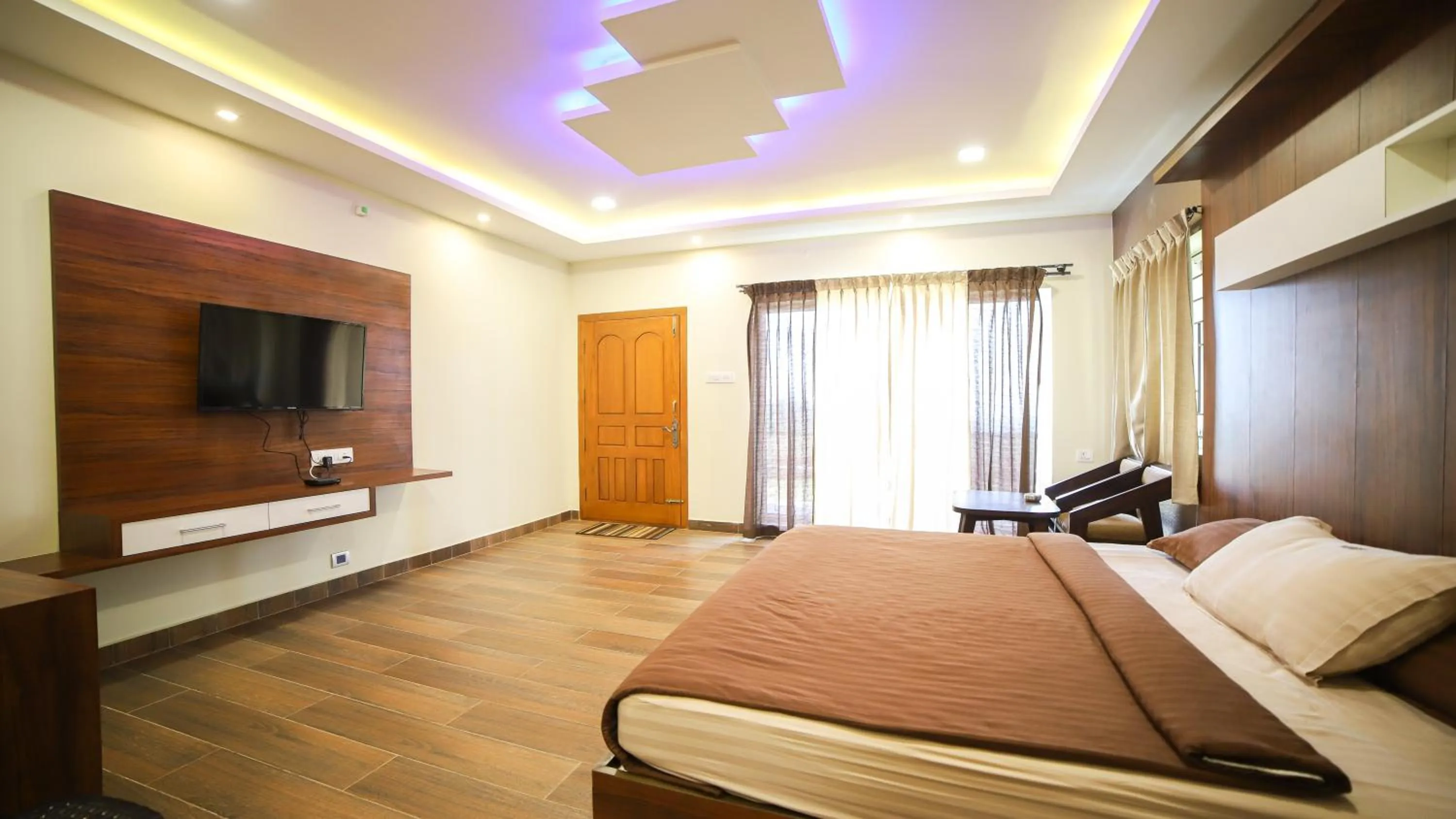 Bedroom, Bed in Aira Residency Kothagiri by Lexstays