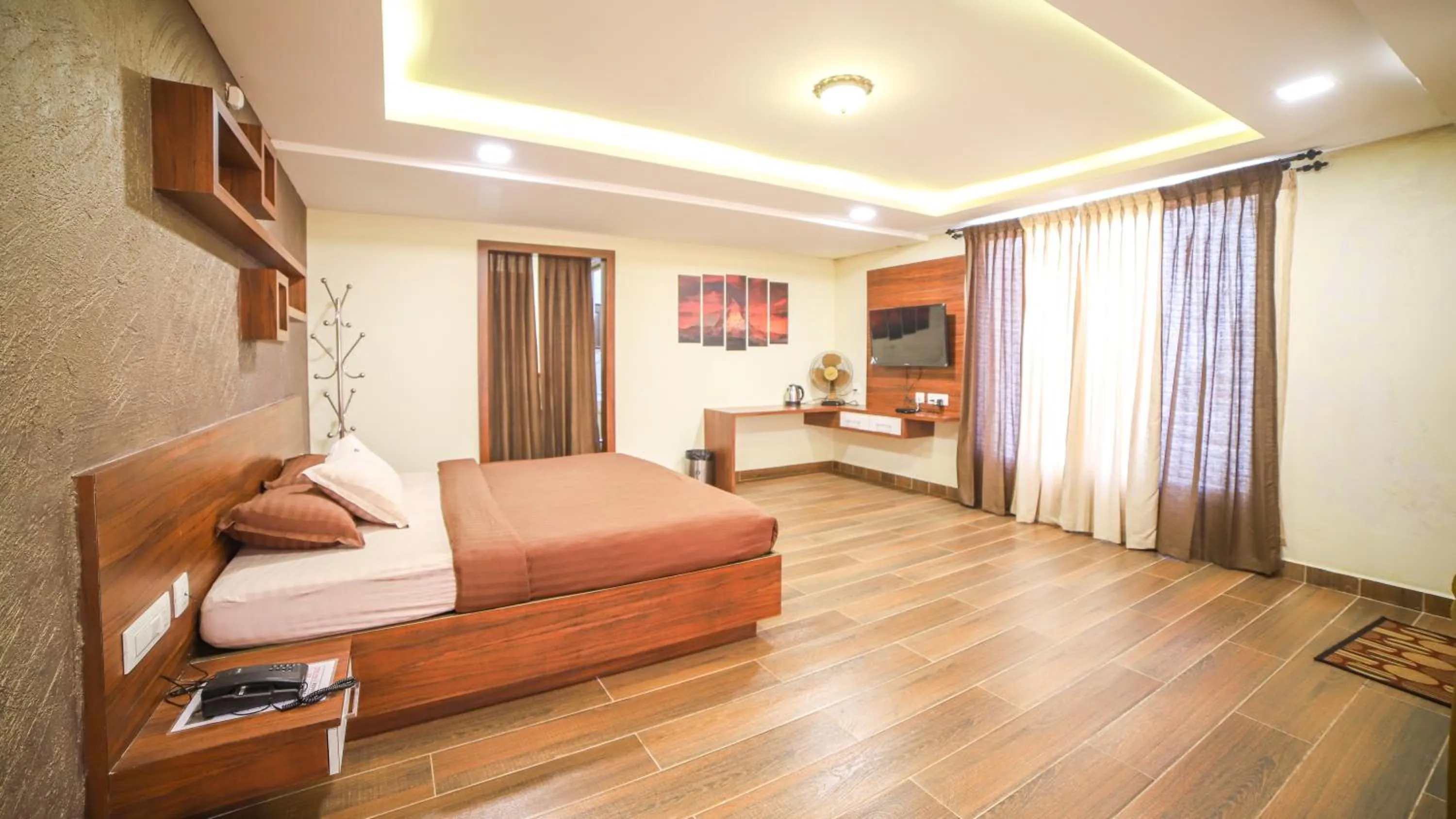 Bedroom, Bed in Aira Residency Kothagiri by Lexstays