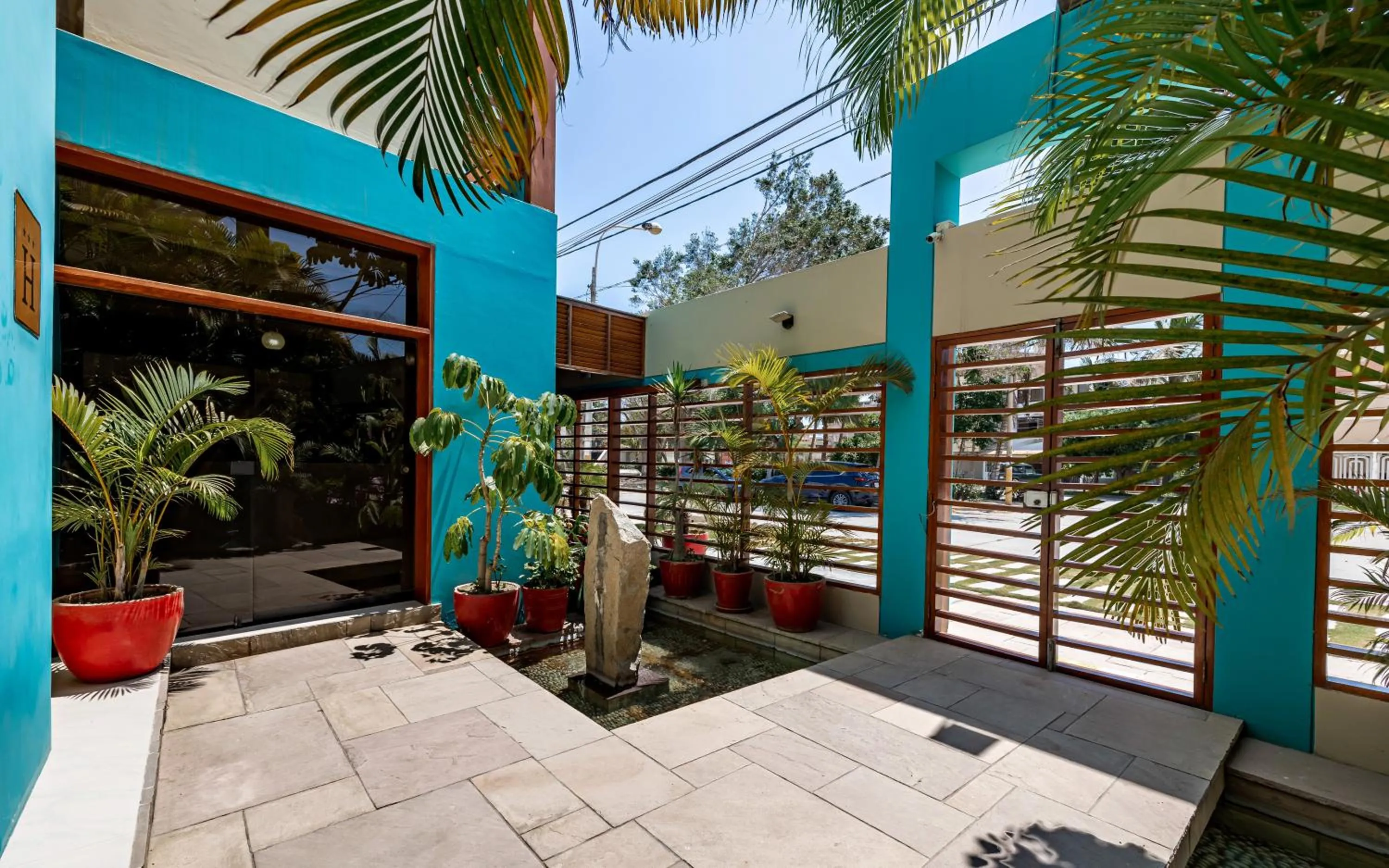 Patio in Hotel Casa de la Luna