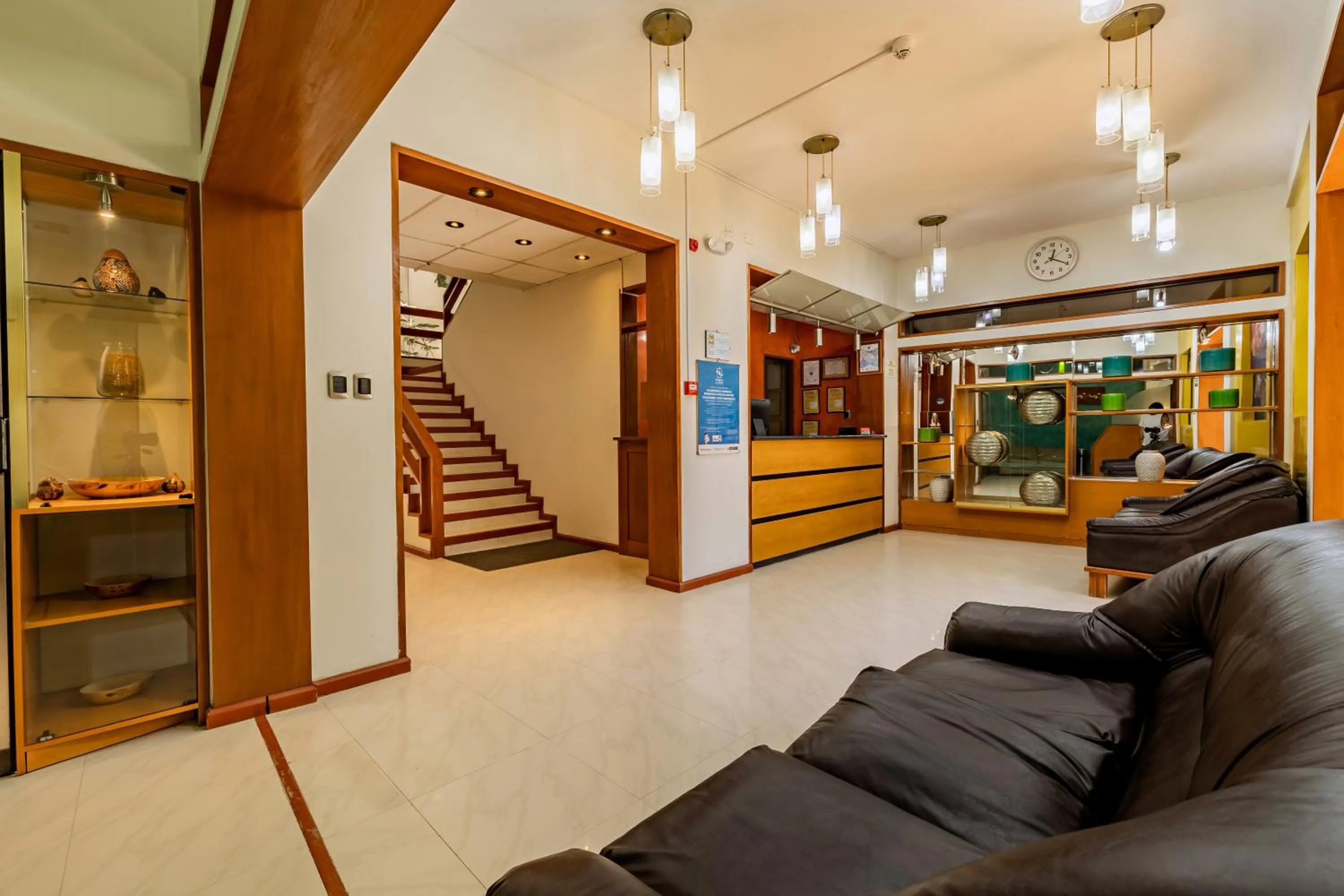 Lobby or reception in Hotel Casa de la Luna