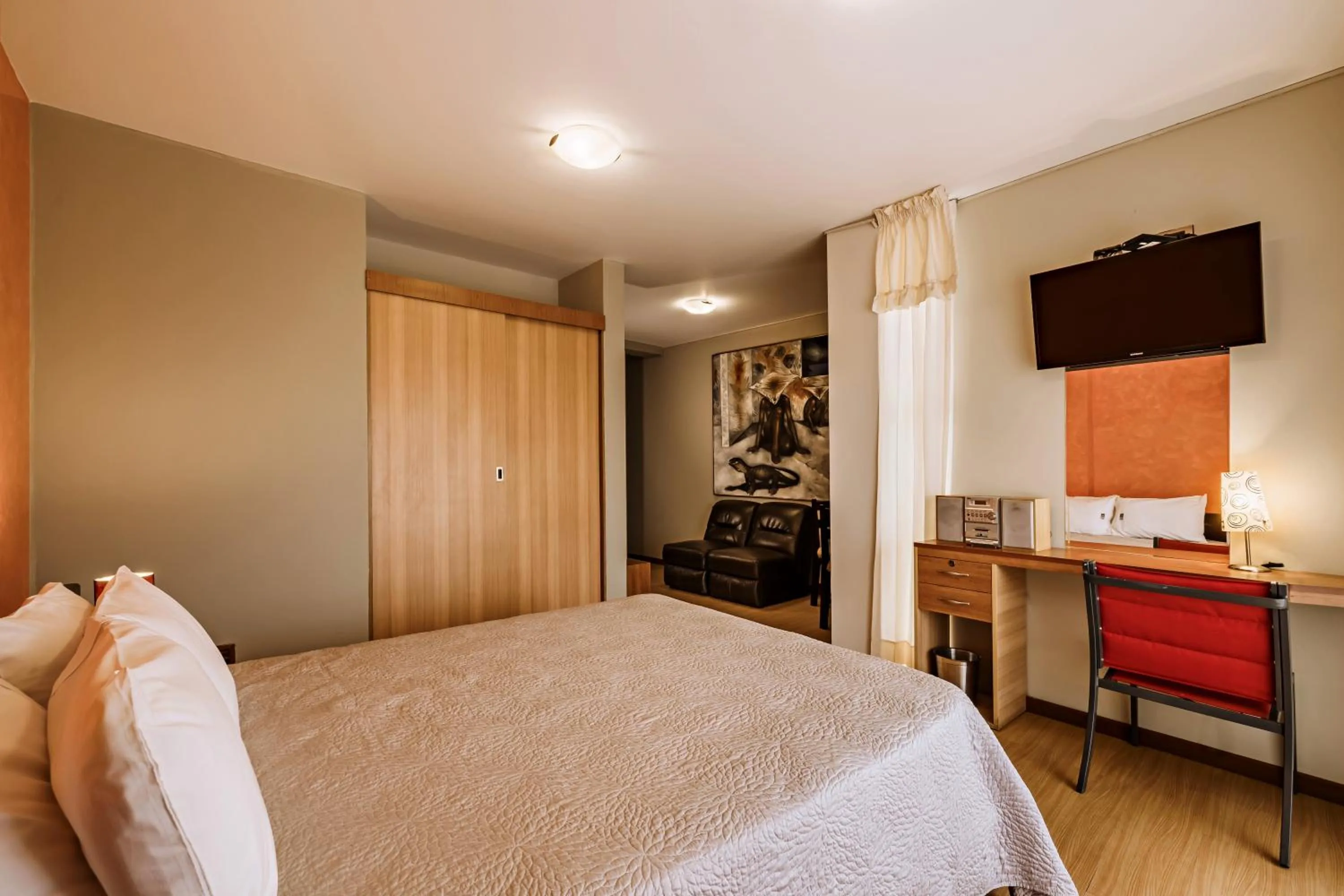 Bedroom, Bed in Hotel Casa de la Luna