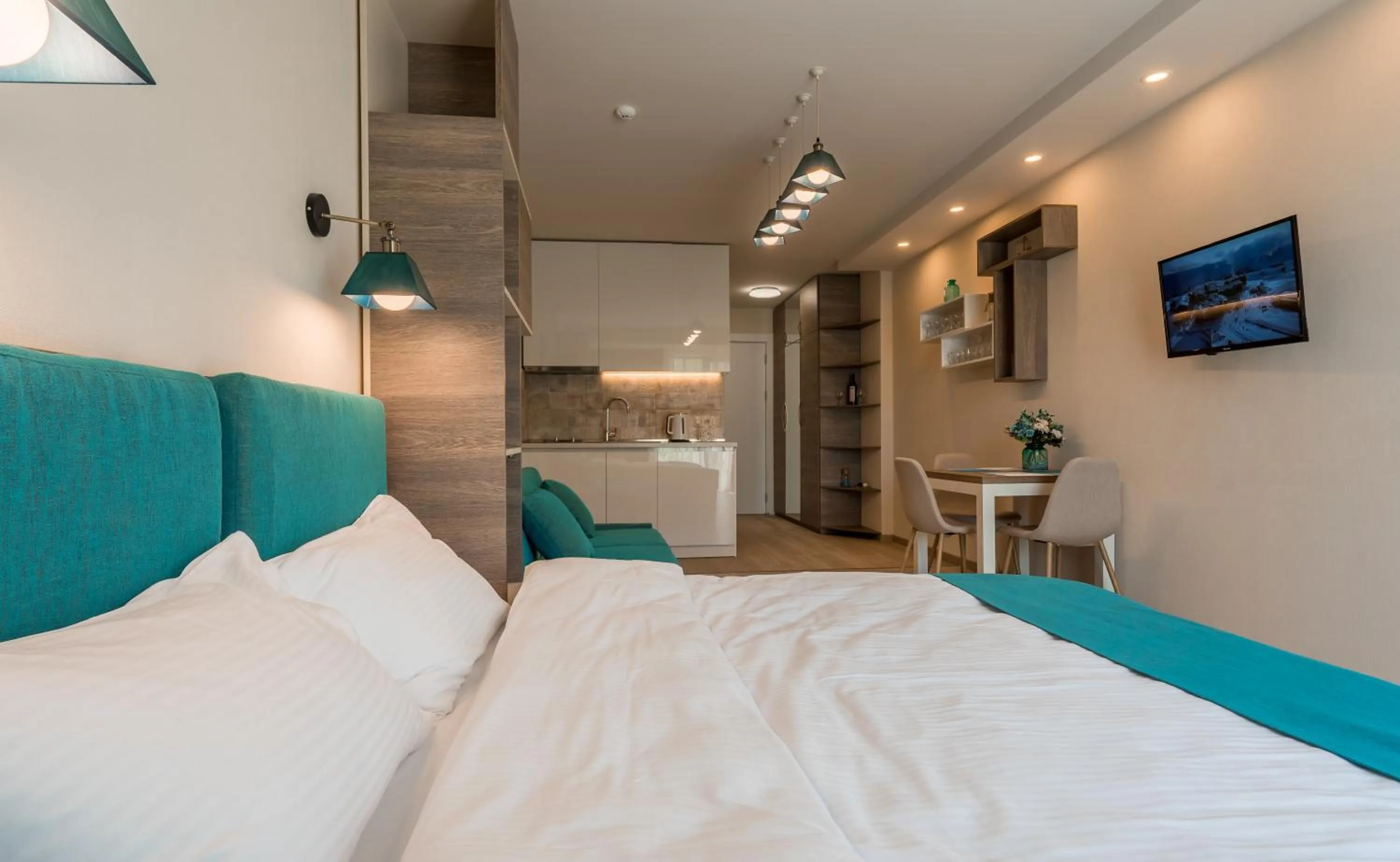 Bed in SkyTop Studios