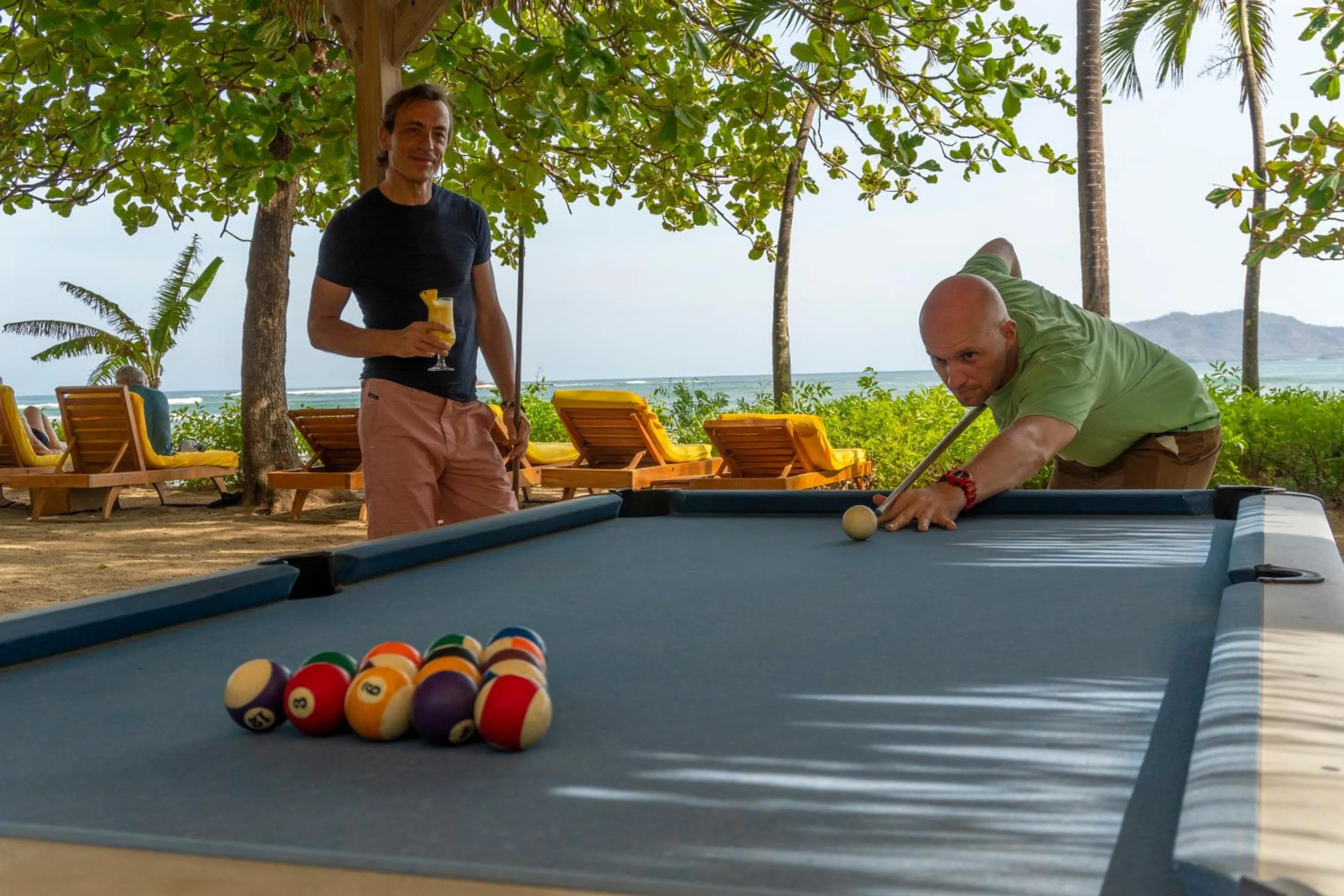 Billiard in Capitán Suizo Beachfront Boutique Hotel