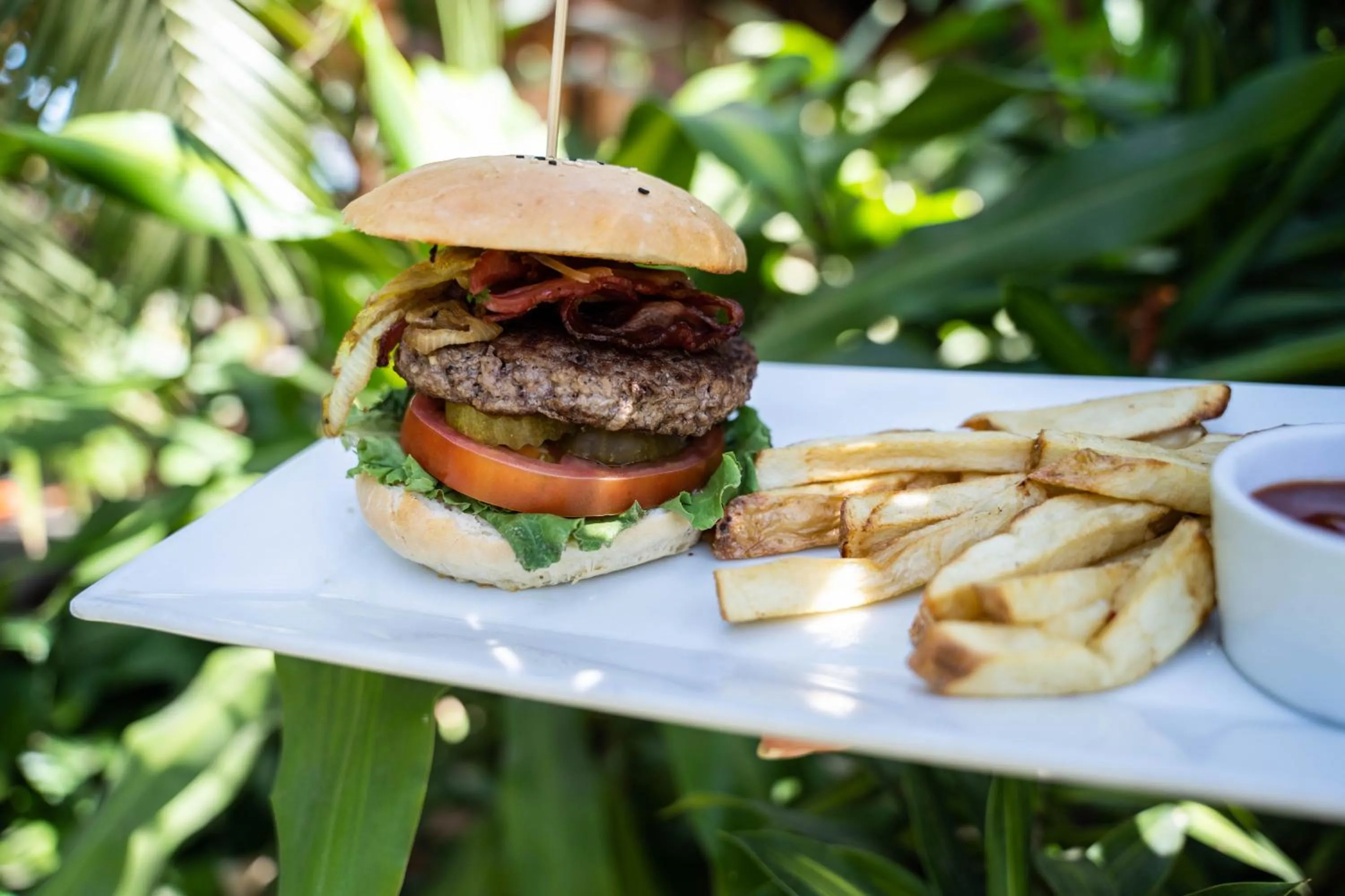 Food in Capitán Suizo Beachfront Boutique Hotel