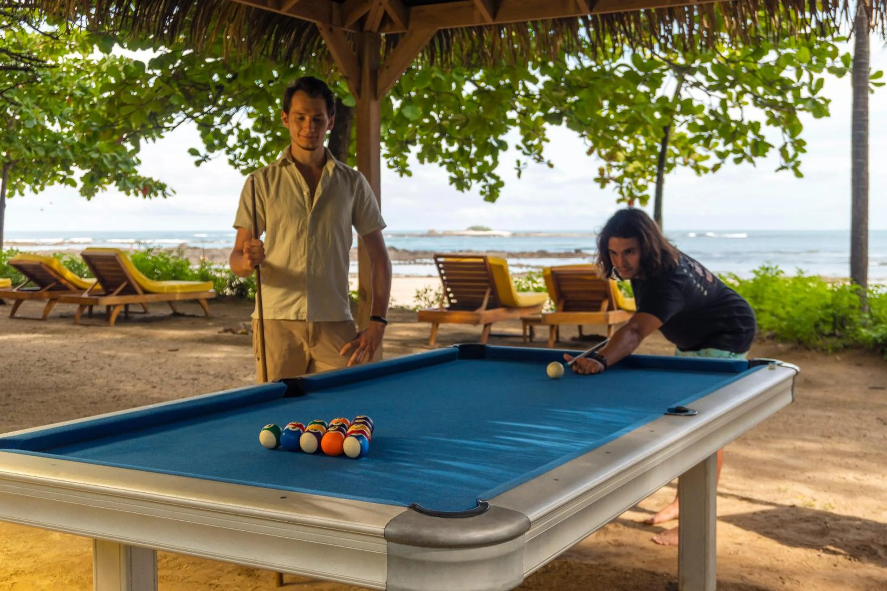 Billiard in Capitán Suizo Beachfront Boutique Hotel