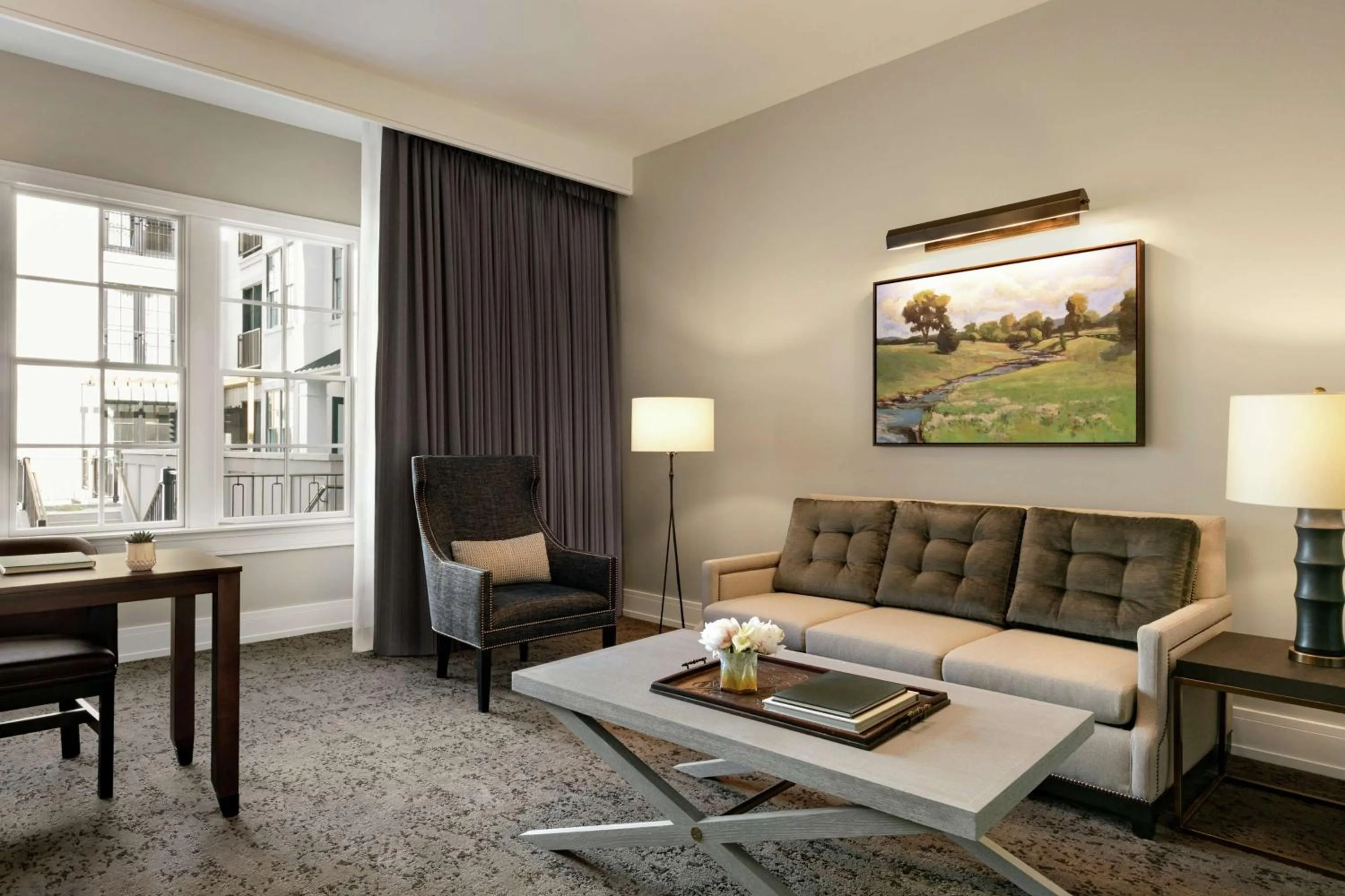 Living room in The Harpeth Franklin Downtown, Curio Collection by Hilton