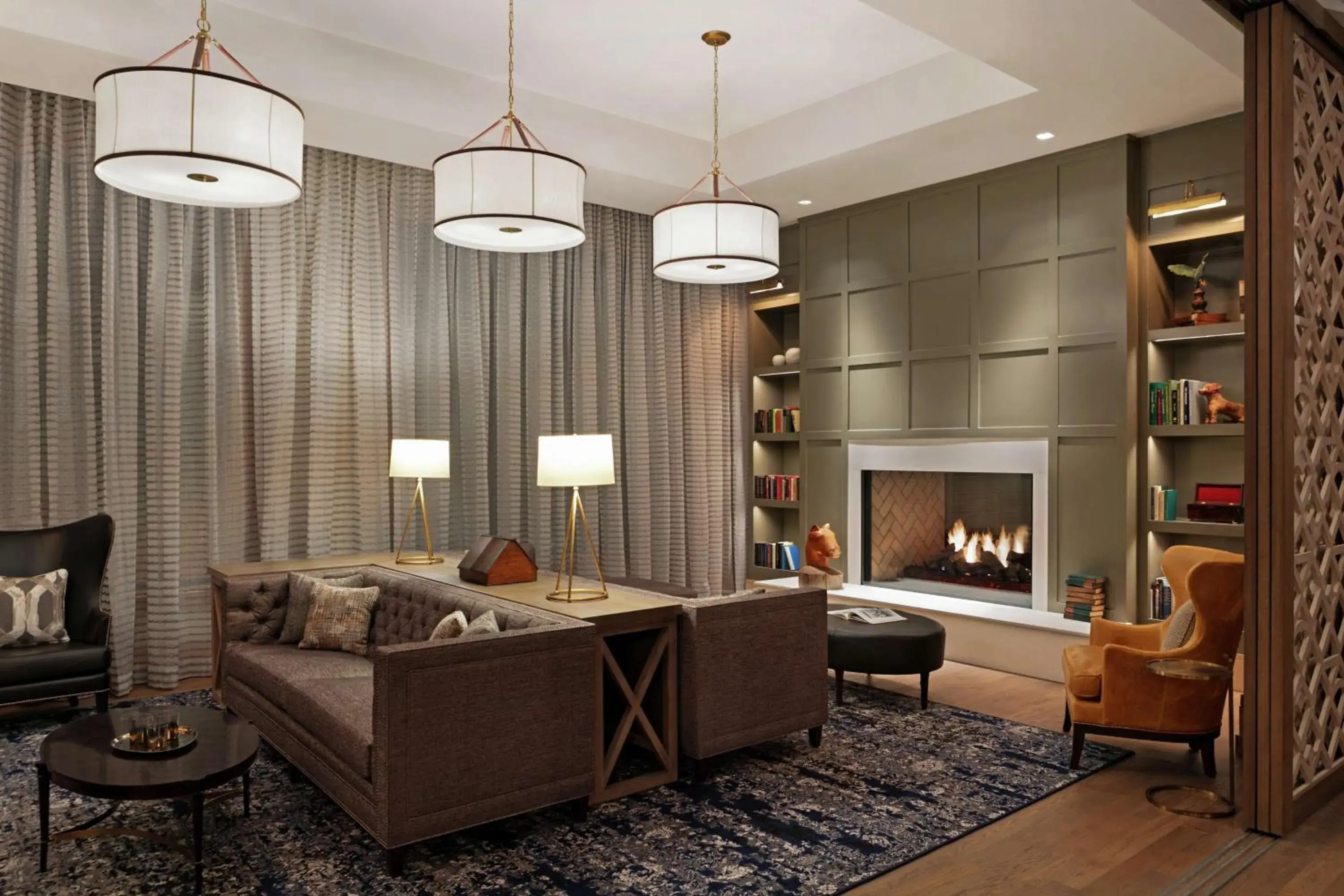 Lobby or reception in The Harpeth Franklin Downtown, Curio Collection by Hilton Lobby or reception in The Harpeth Franklin Downtown, Curio Collection by Hilton