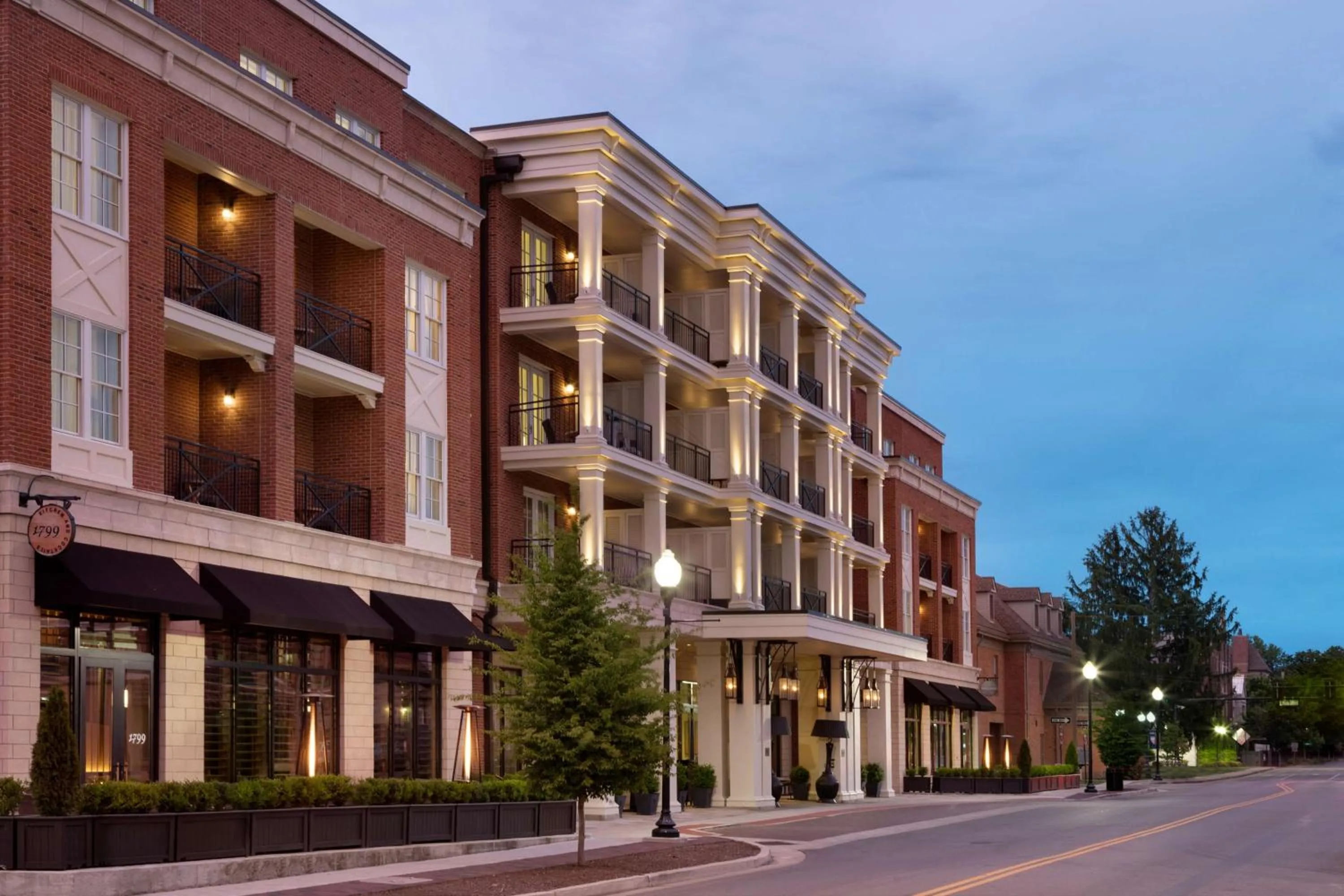 Property building in The Harpeth Franklin Downtown, Curio Collection by Hilton