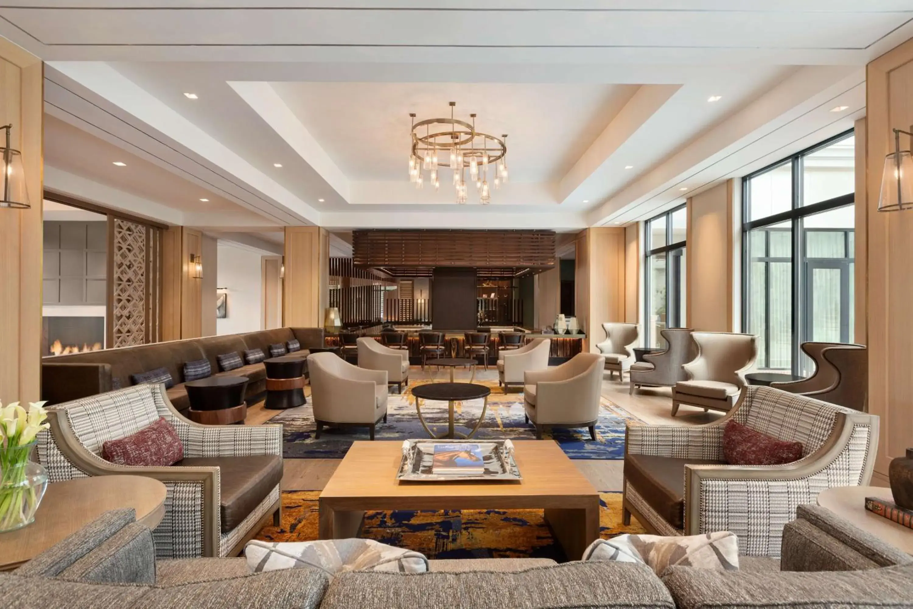 Lobby or reception in The Harpeth Franklin Downtown, Curio Collection by Hilton Lobby or reception in The Harpeth Franklin Downtown, Curio Collection by Hilton