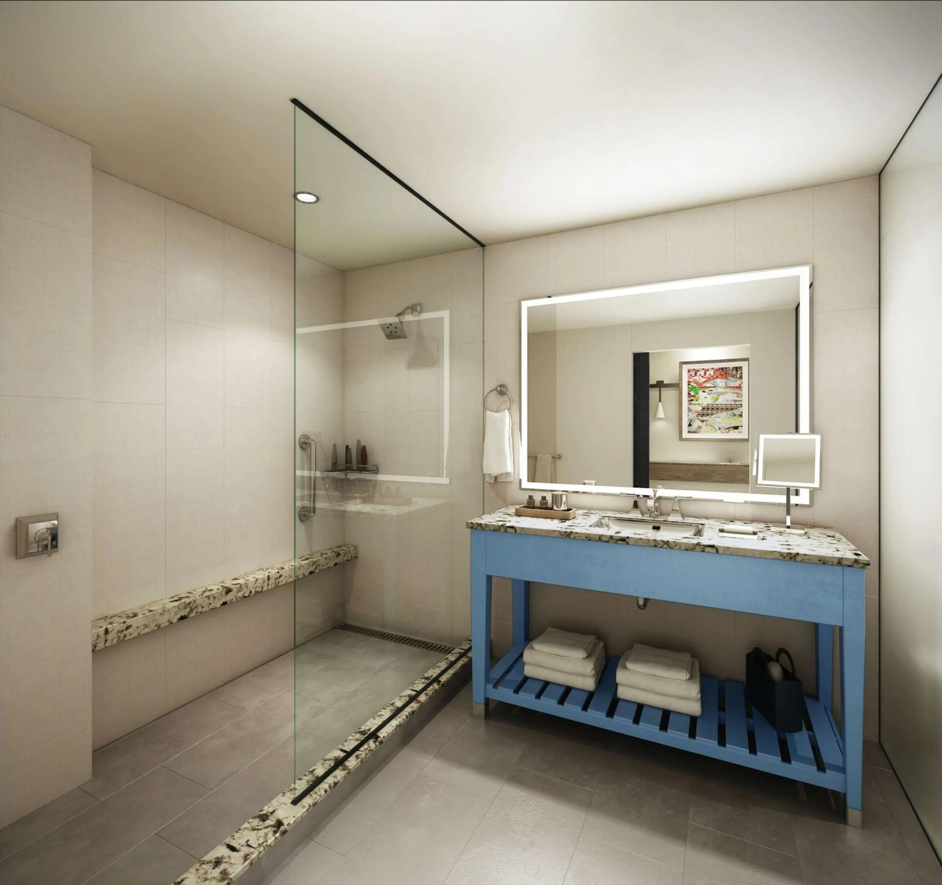 Bathroom in The Harpeth Franklin Downtown, Curio Collection by Hilton