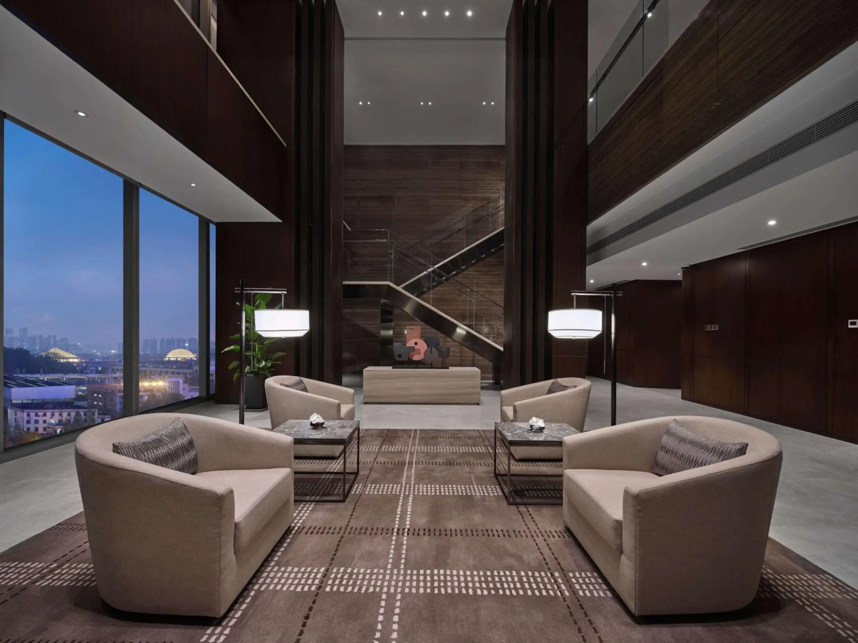 Lobby or reception in Hilton Guiyang Lobby or reception in Hilton Guiyang