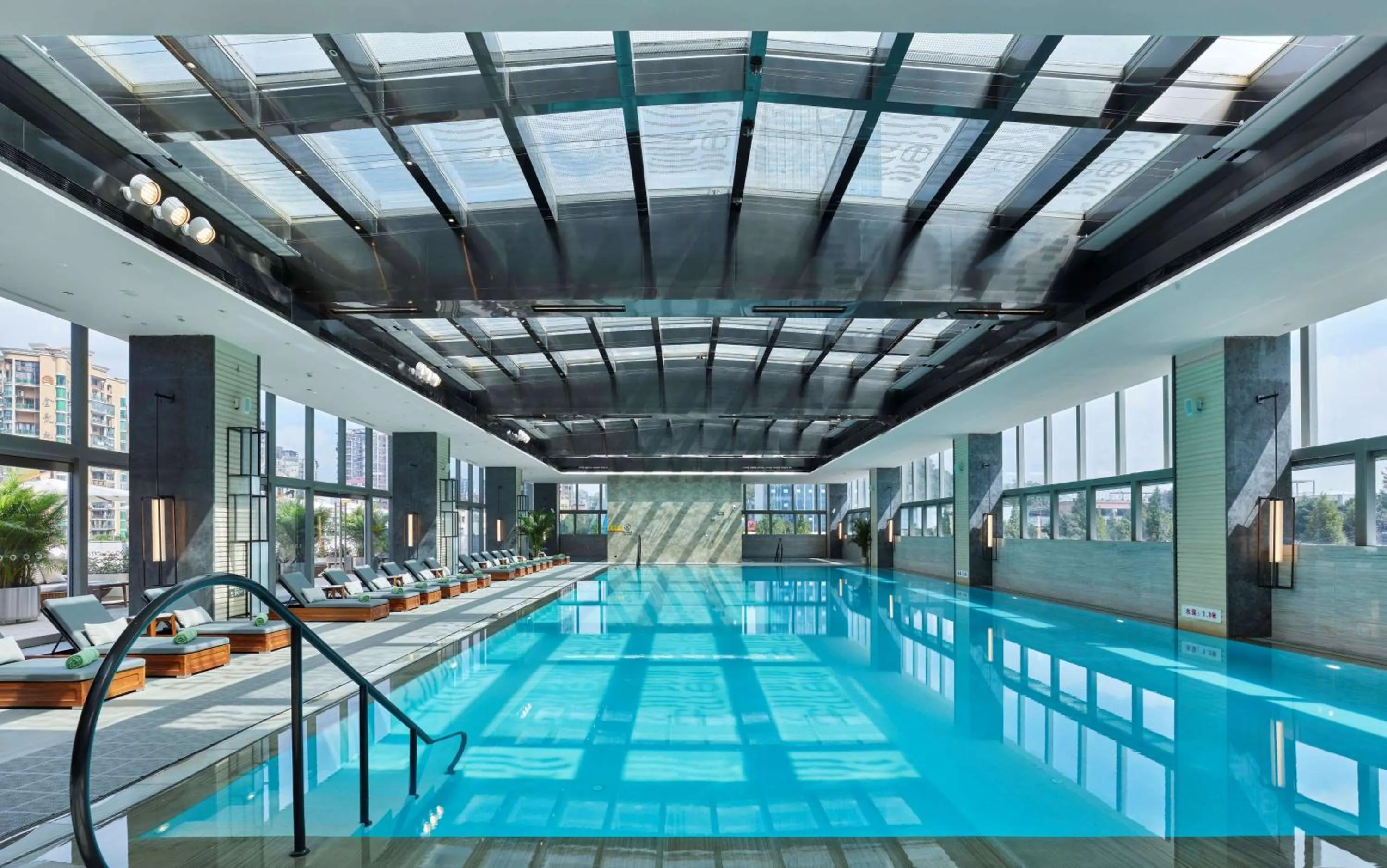 Pool view in Hilton Guiyang