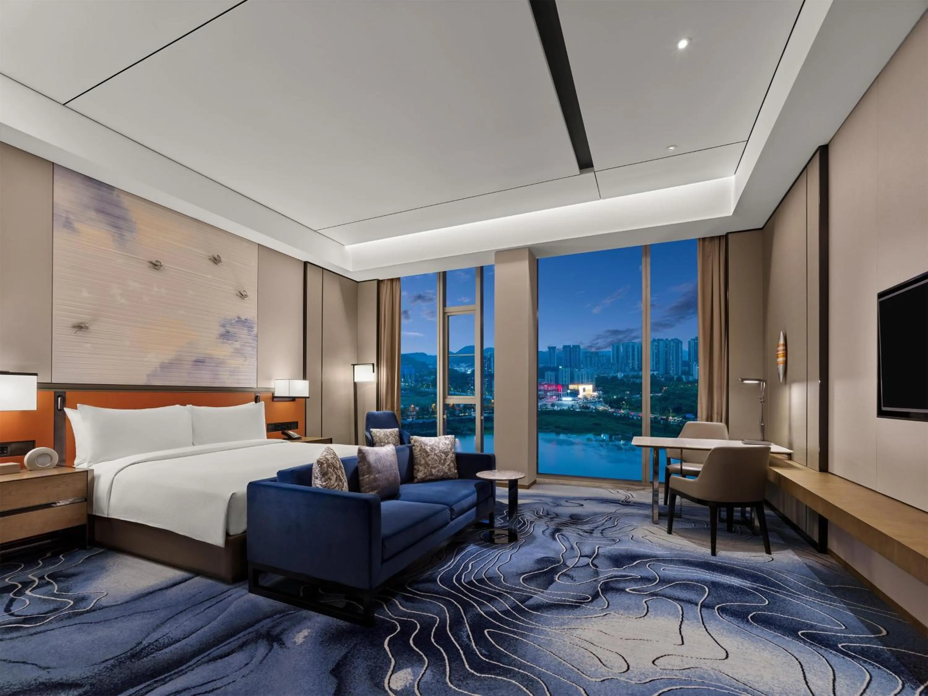 Bedroom, Bed in Hilton Guiyang