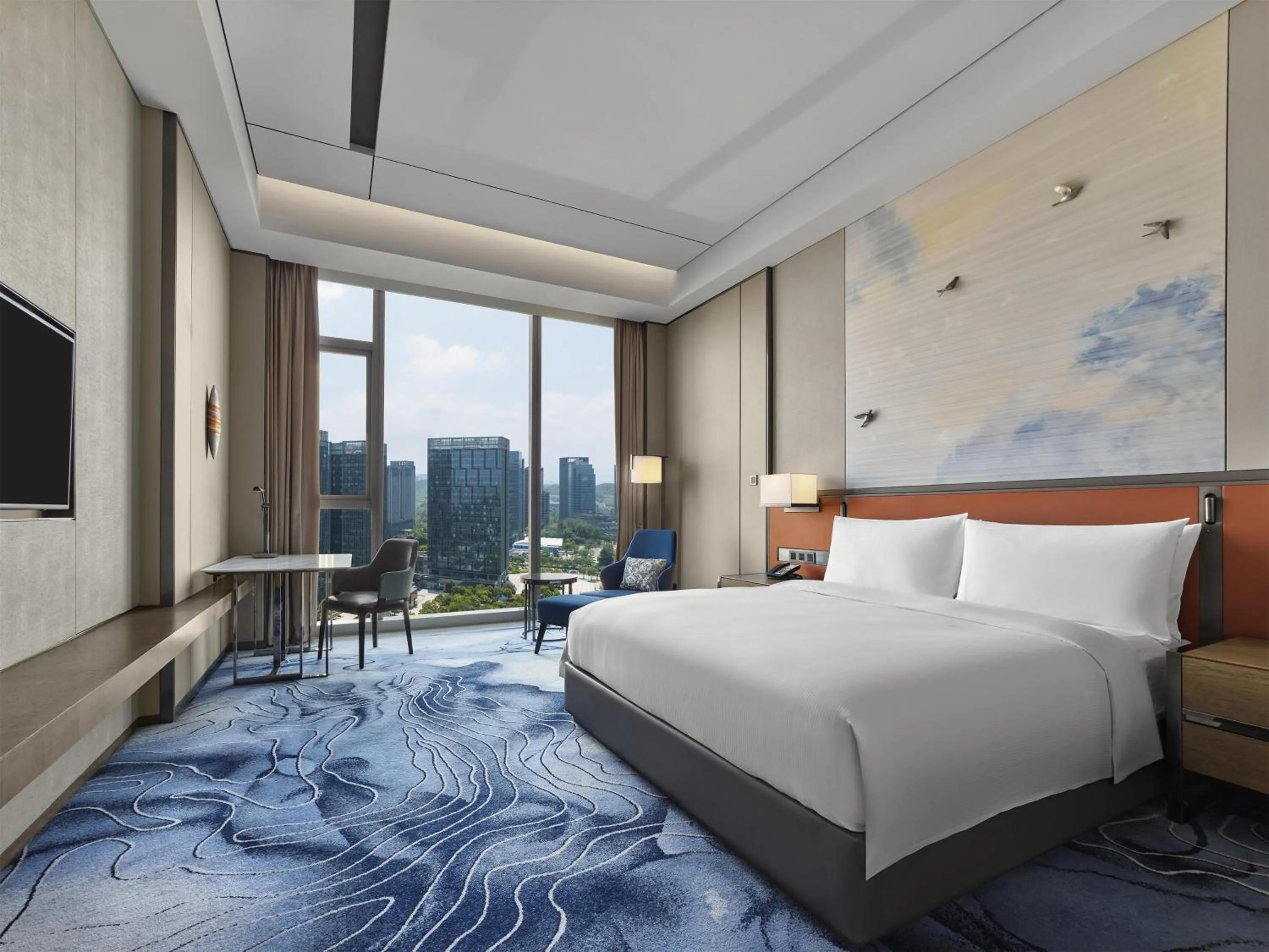 Bedroom, Bed in Hilton Guiyang