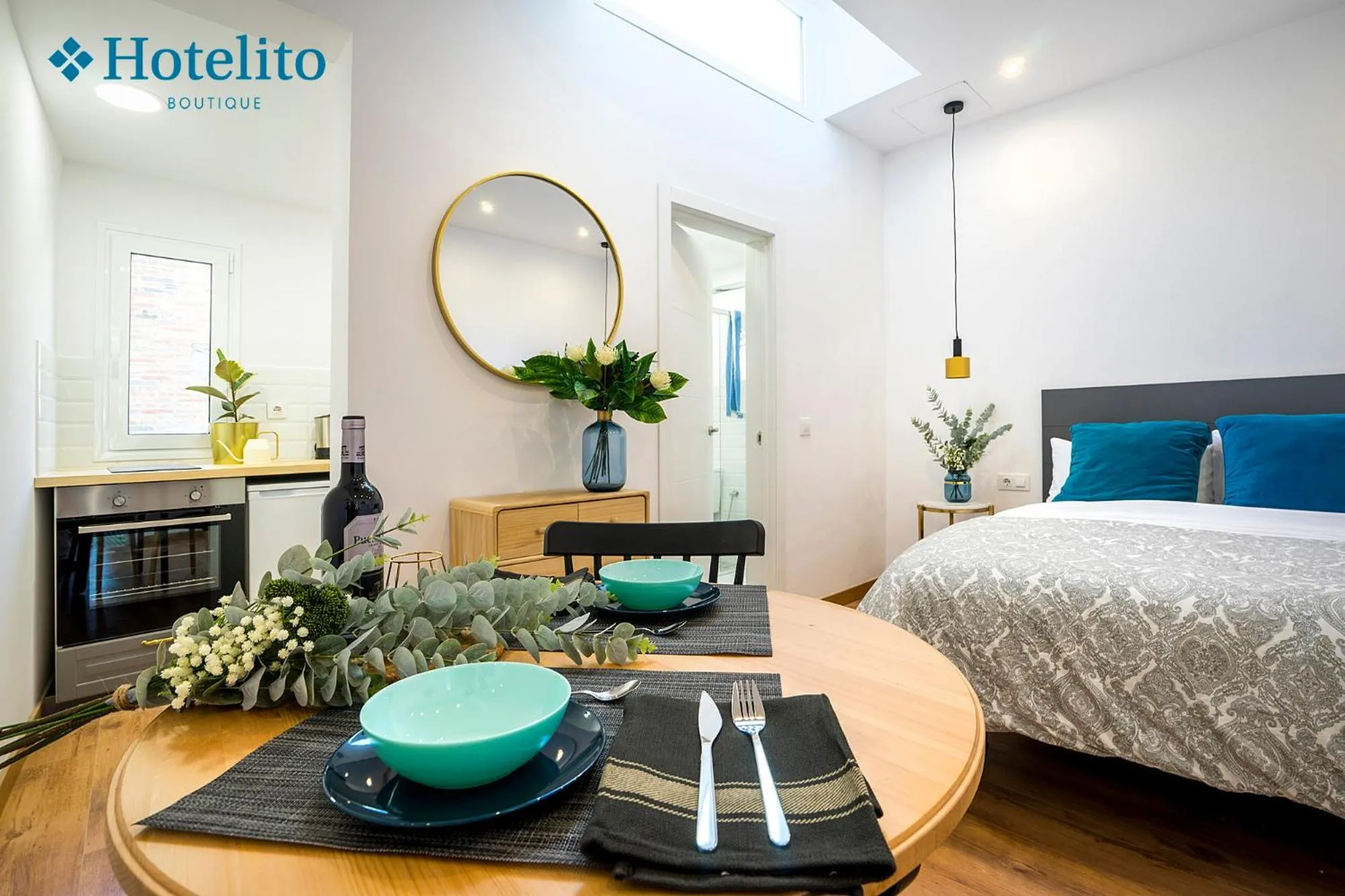 Bedroom, Bed in Hotelito Boutique Badalona Mar