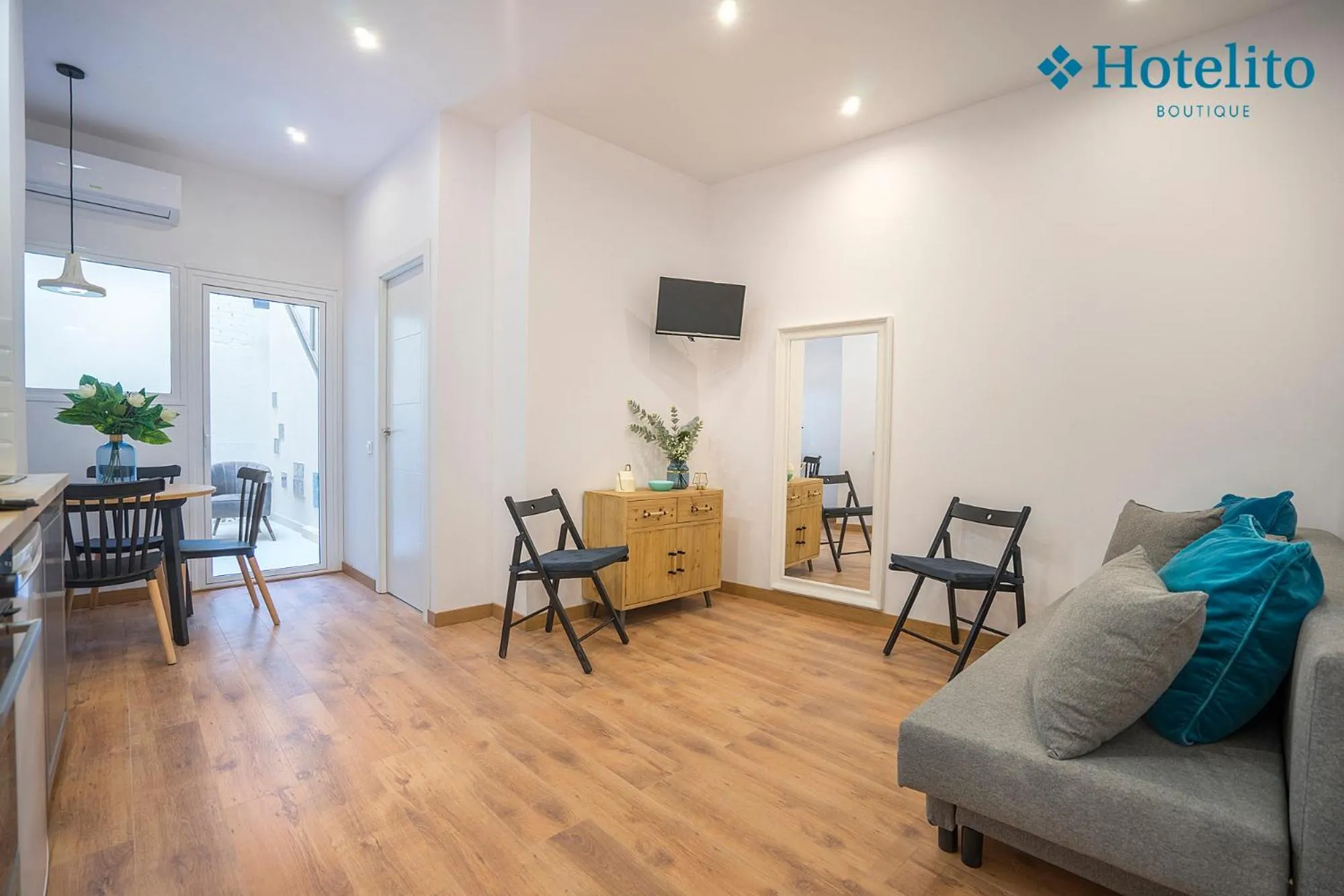 Living room in Hotelito Boutique Badalona Mar