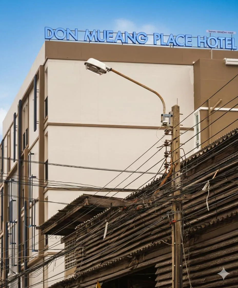 Property building in Don Mueang Place Hotel