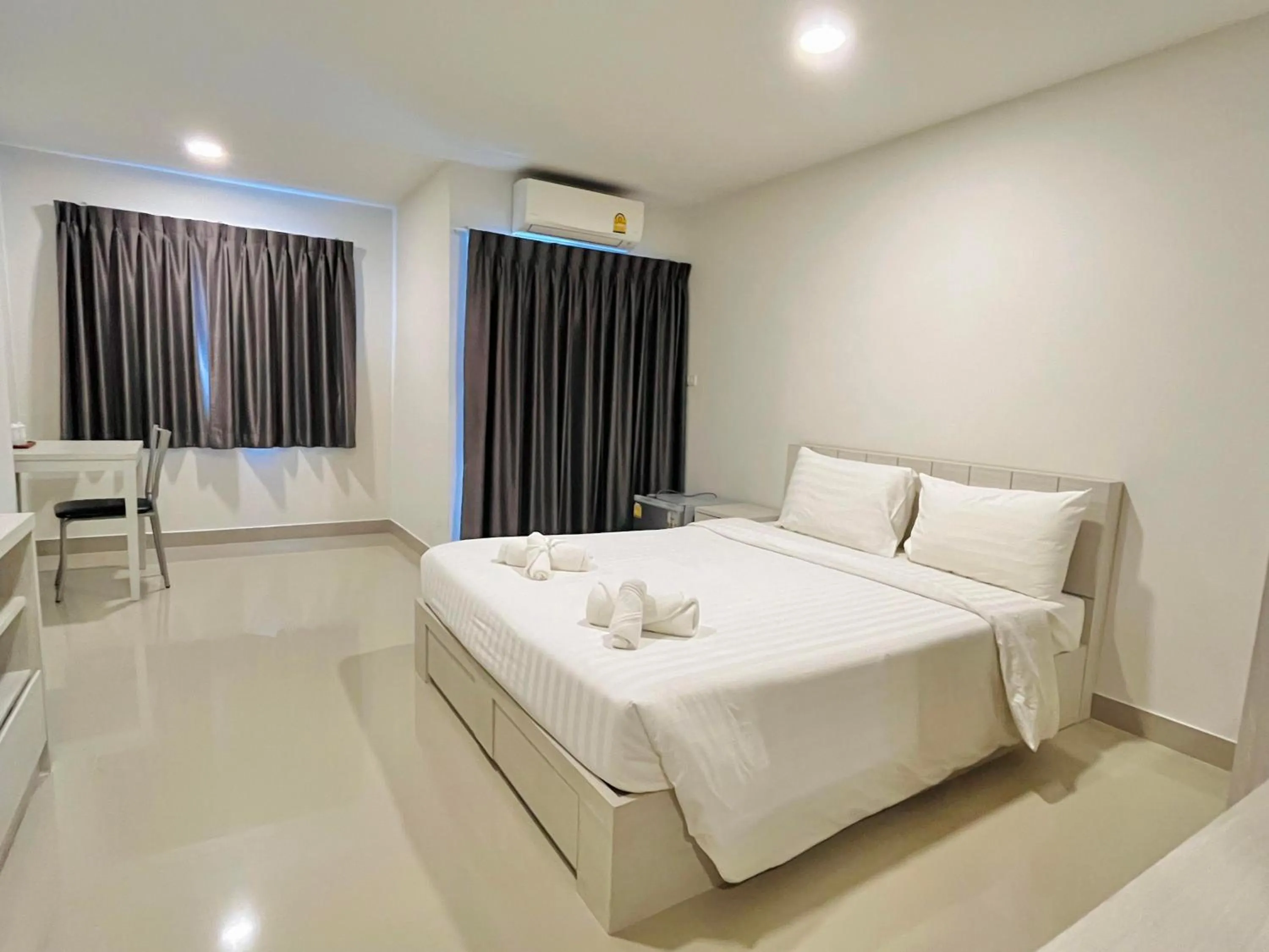 Bed in Don Mueang Place Hotel