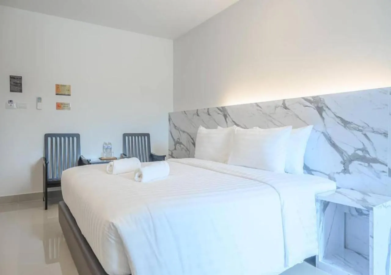 Bed in Don Mueang Place Hotel