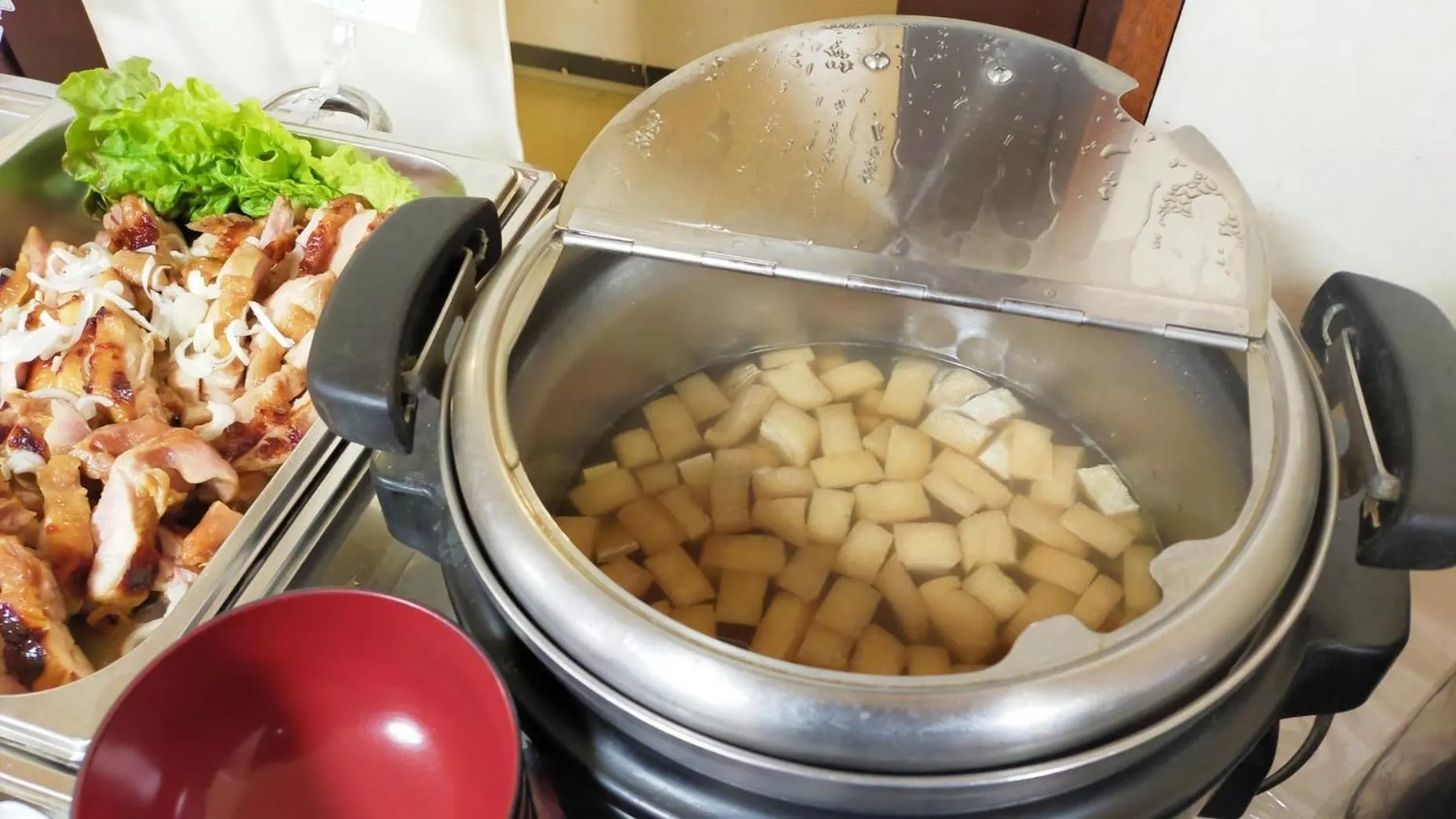 Buffet breakfast in Business Hotel Takizawa Takasaki Station Nishiguchi