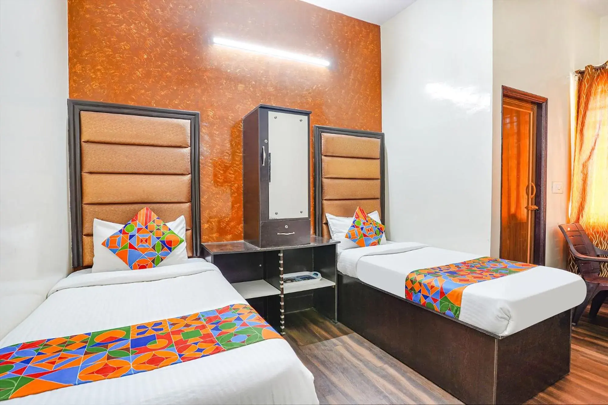 Bed in FabHotel Pavithraa Edition - Nr Yeshwantpur Circle Bed in FabHotel Pavithraa Edition - Nr Yeshwantpur Circle