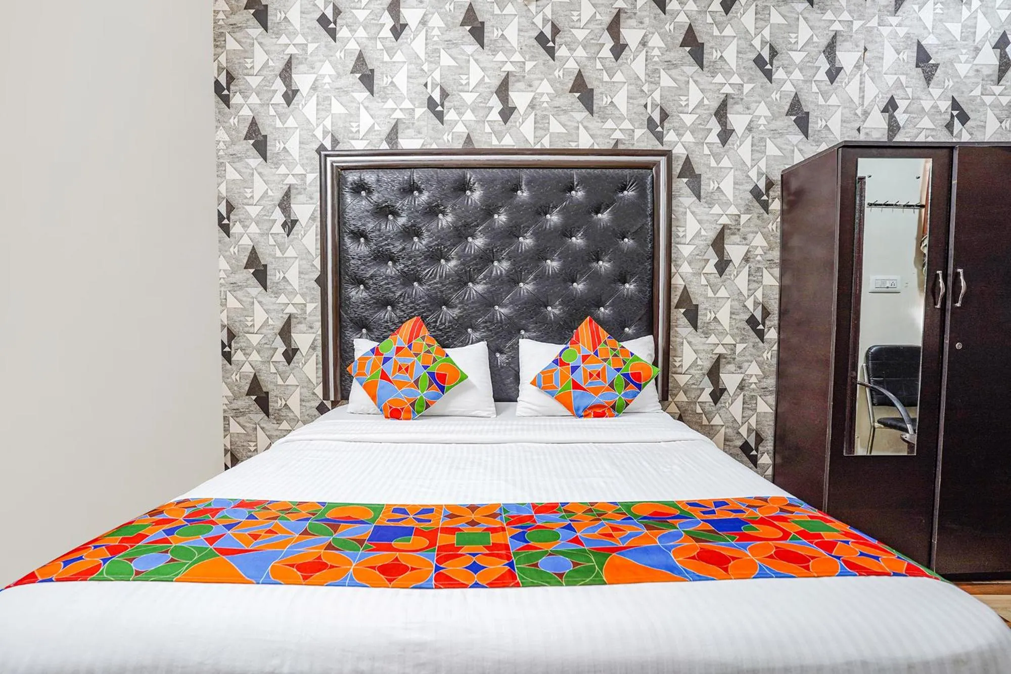 Bed in FabHotel Pavithraa Edition - Nr Yeshwantpur Circle